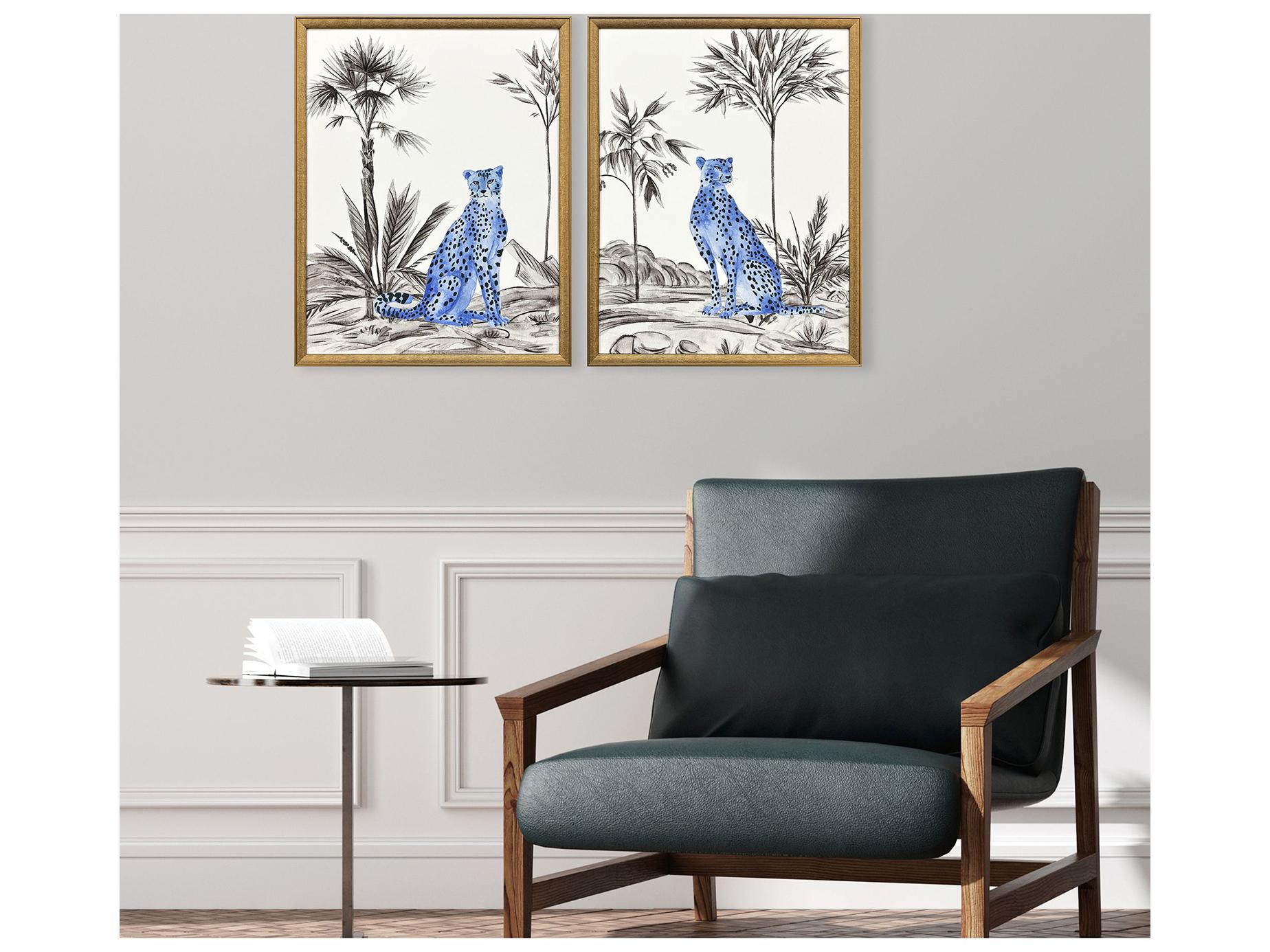 Paragon Neon Prowl Framed Art - Set of 2