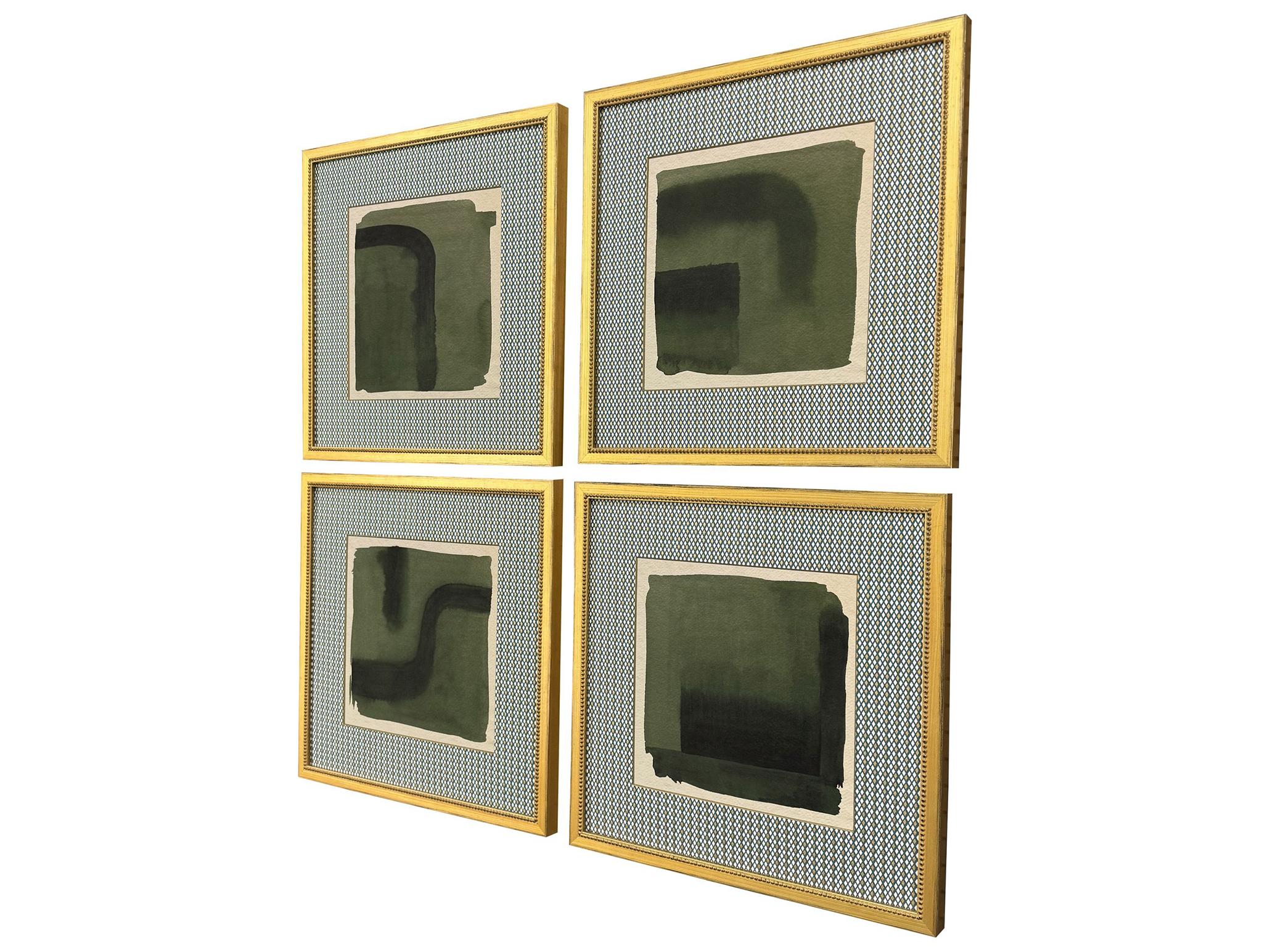 Paragon Marsh and Sod Framed Art - Set of 4