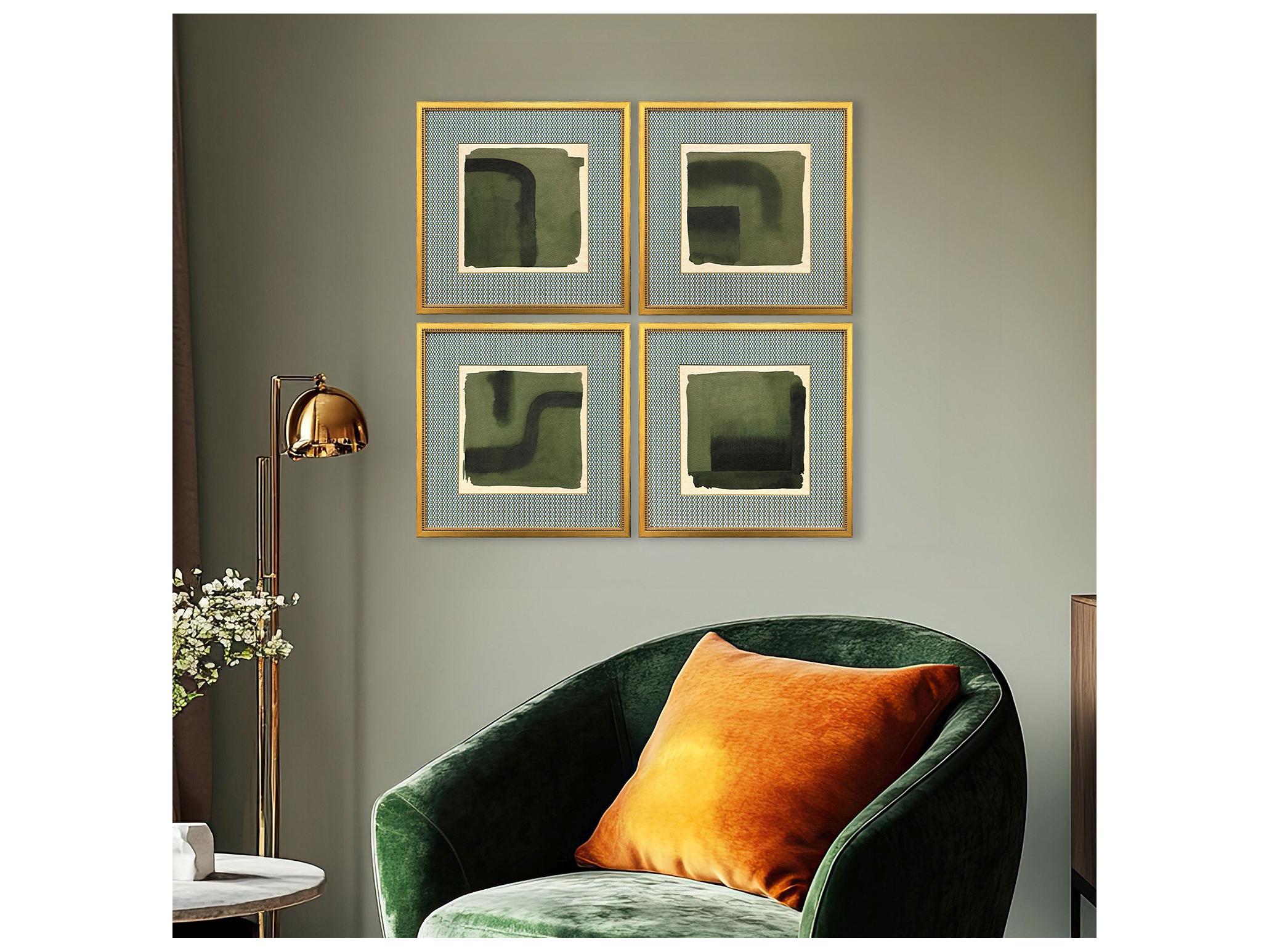 Paragon Marsh and Sod Framed Art - Set of 4