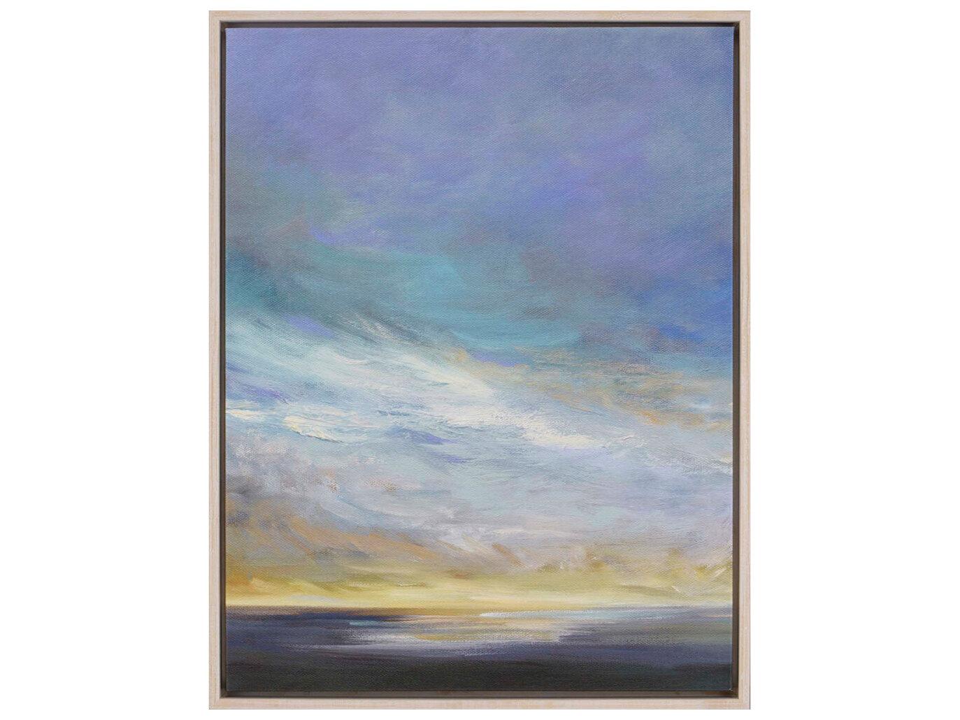 Paragon Waterside Coastal Clouds-II Canvas Wall Art