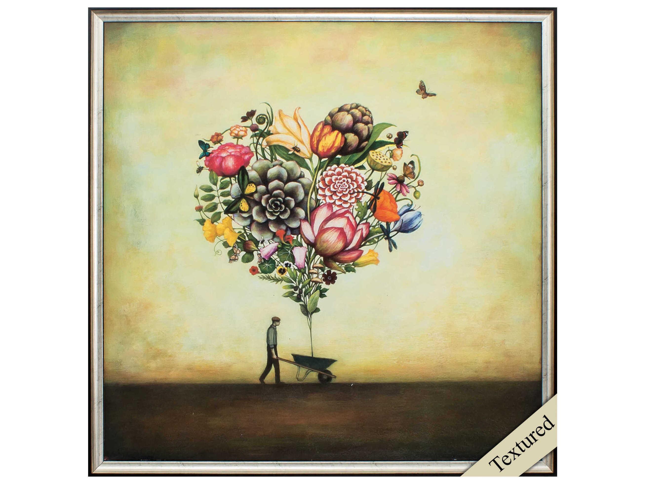 Paragon Florals Big Heart Botany Wall Art