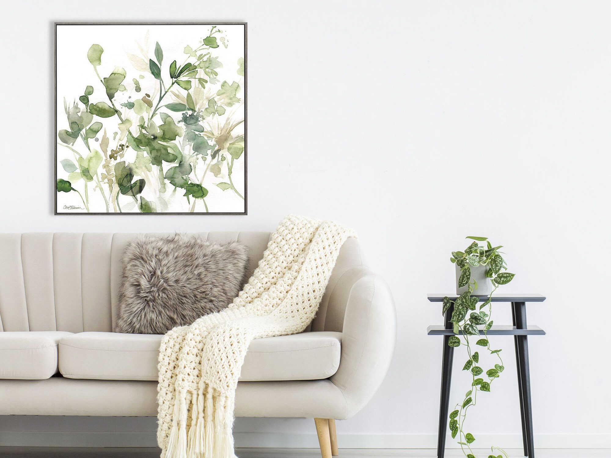 Paragon Florals Sage Garden-I Canvas Wall Art