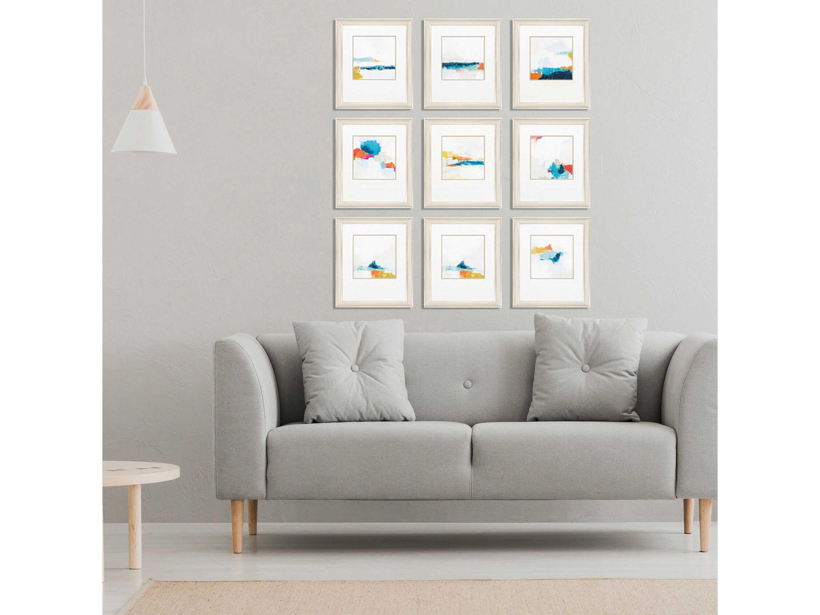 Paragon Abstract Atmospheric Wall Art Set of 9
