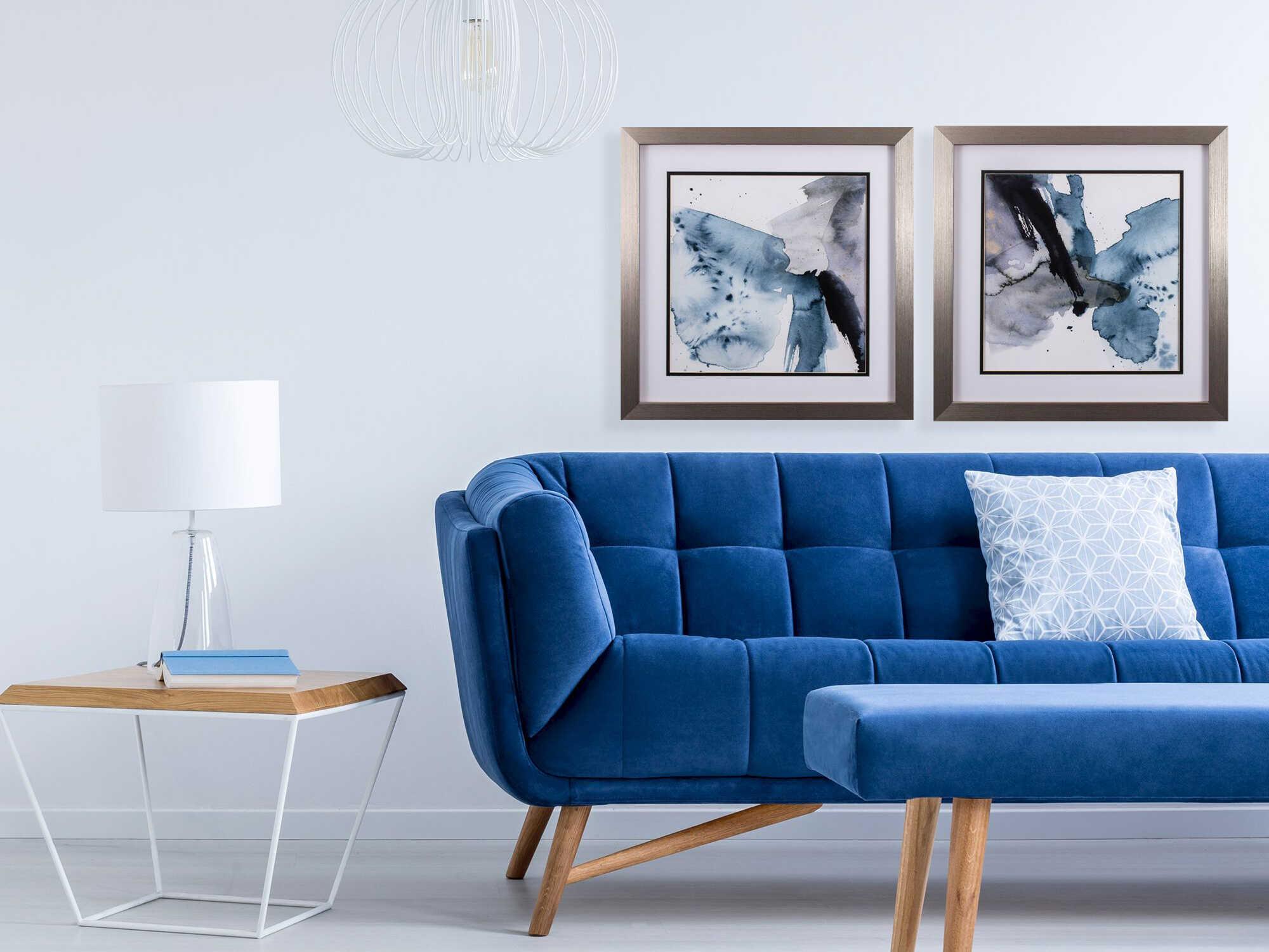 Paragon Abstract Winter Current-A Wall Art Set of 2