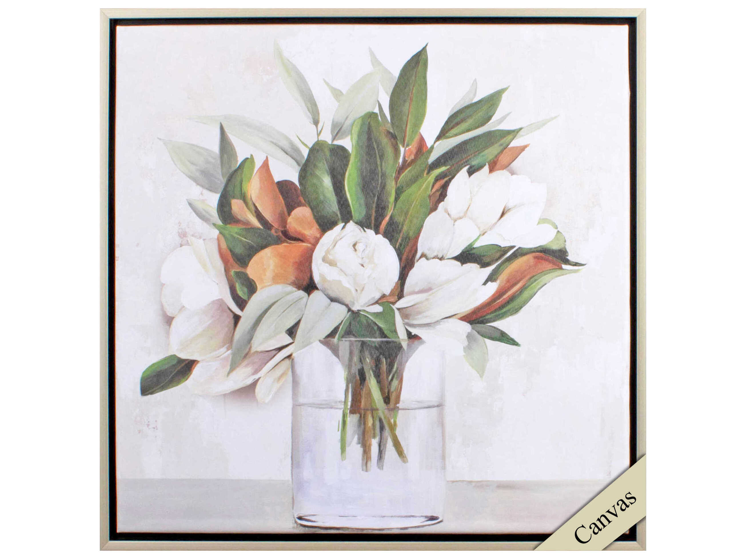 Paragon Florals Magnolia Bouquet Canvas Wall Art
