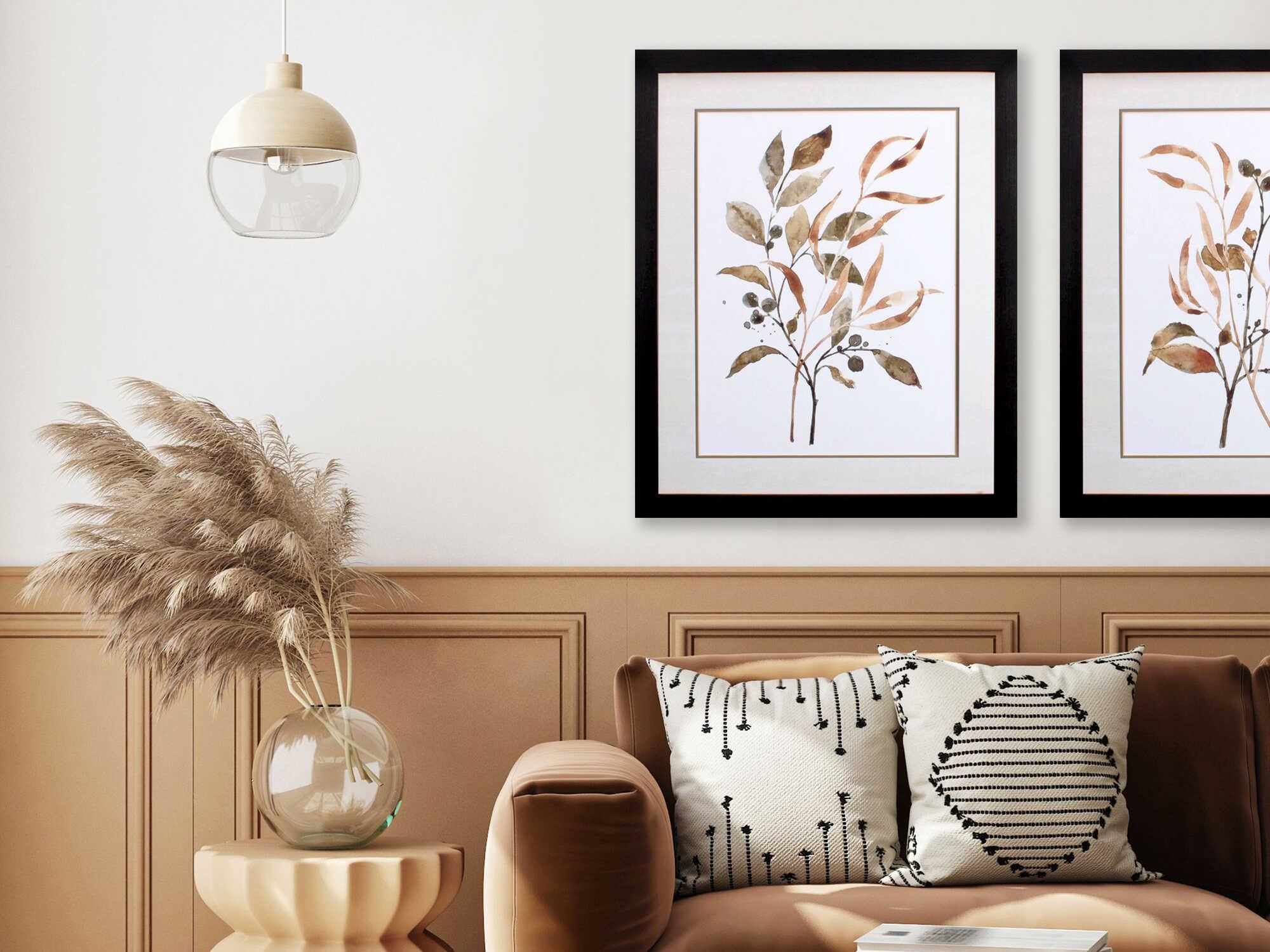 Paragon Florals Autumn Leaves-II Wall Art