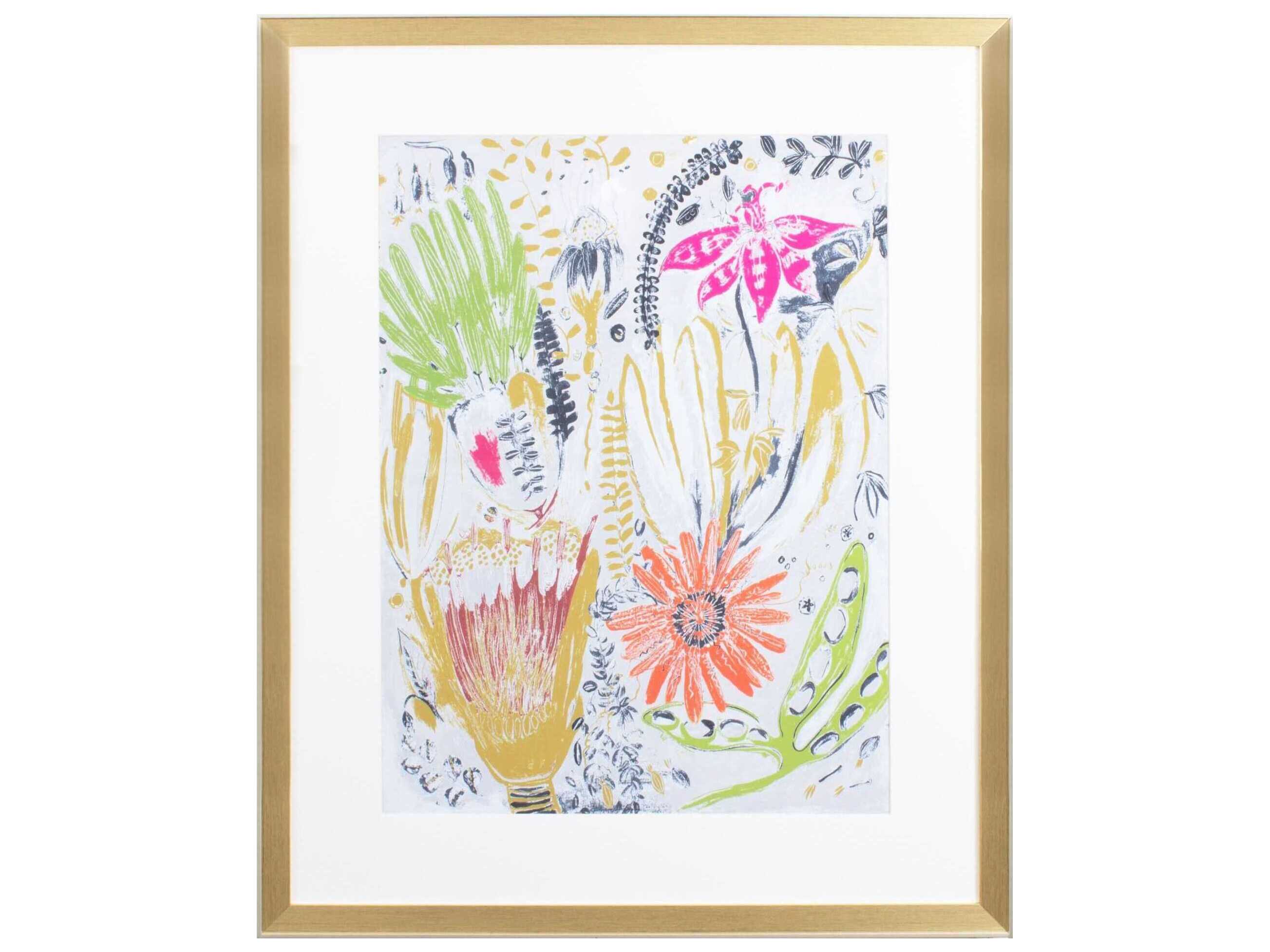 Paragon Florals Tropical Blooms-I Wall Art
