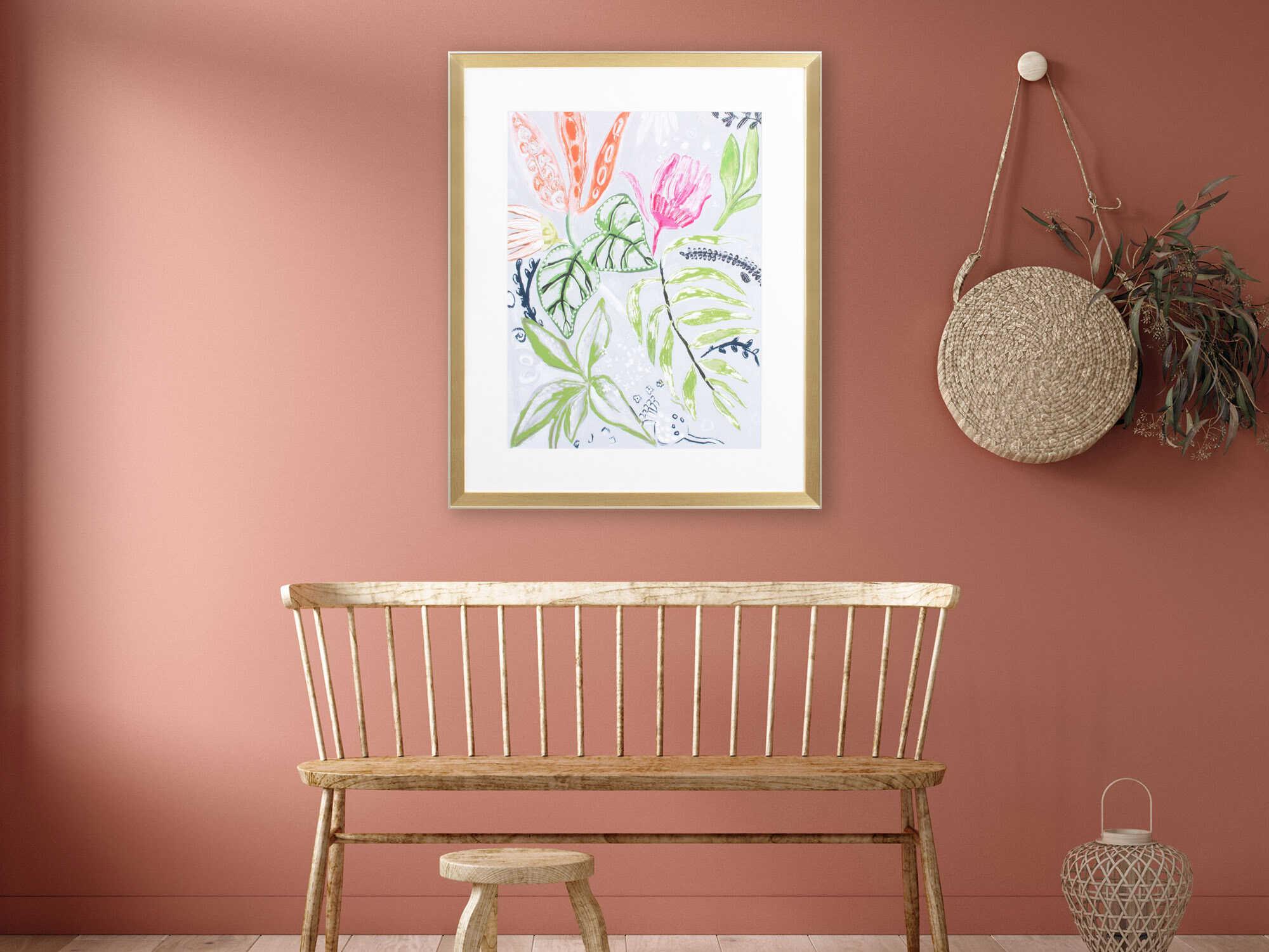 Paragon Florals Tropical Blooms-II Wall Art