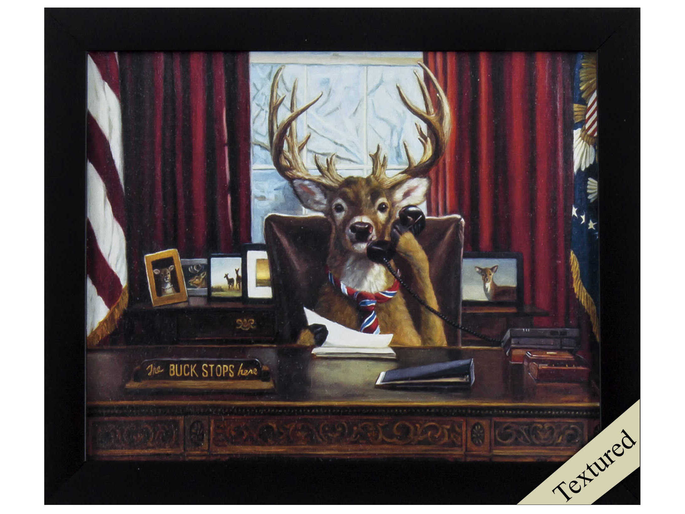 Paragon Animals The Buck Stops Here Wall Art