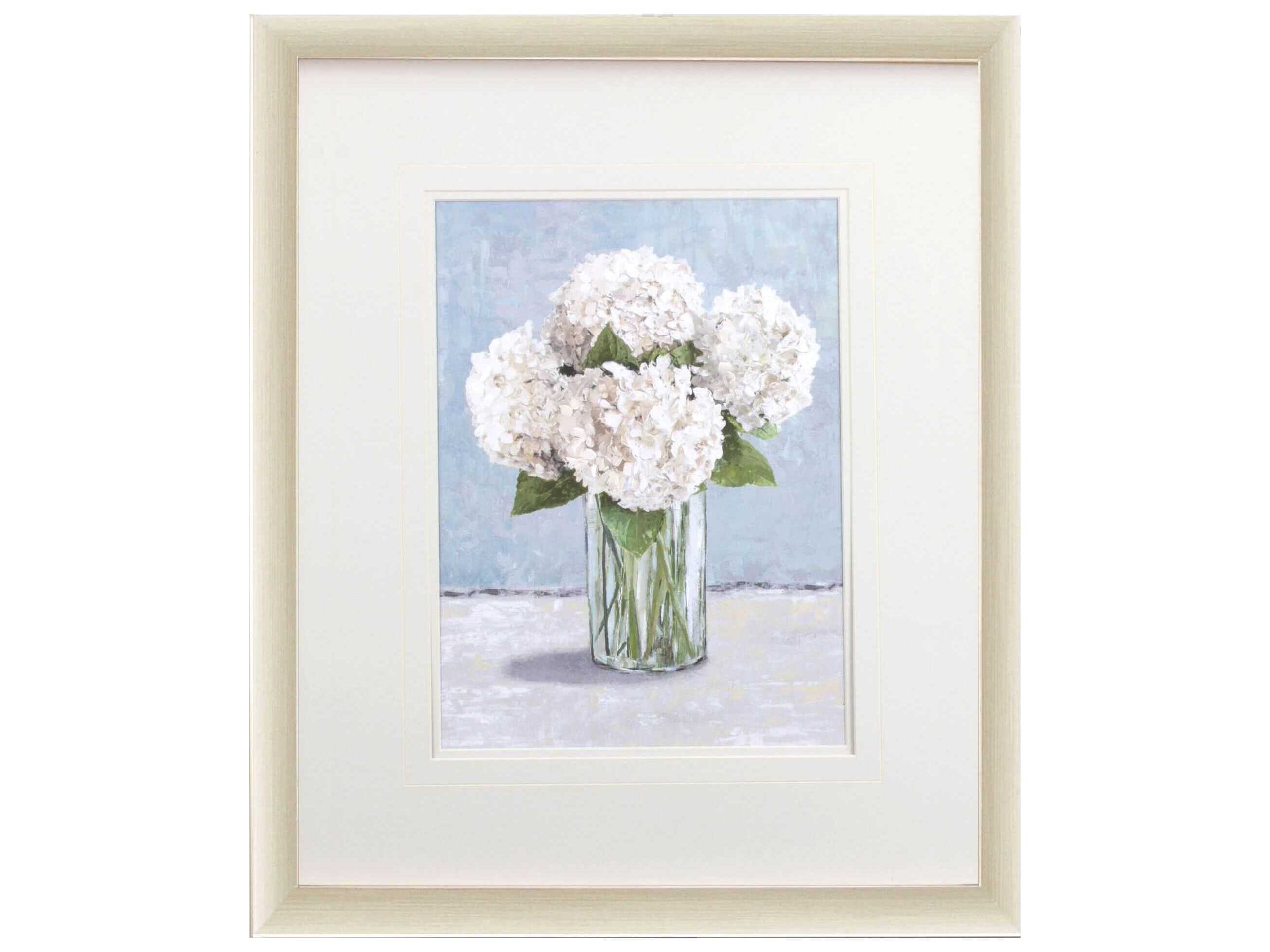 Paragon Florals Hydrangeas in Vase-I Wall Art