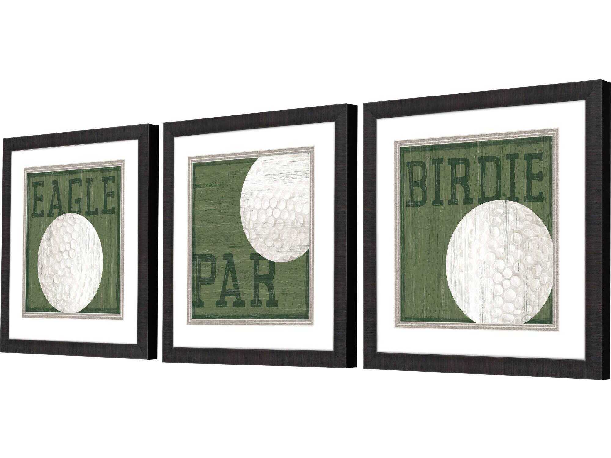 Paragon Sporting Golf Days Wall Art Set of 3