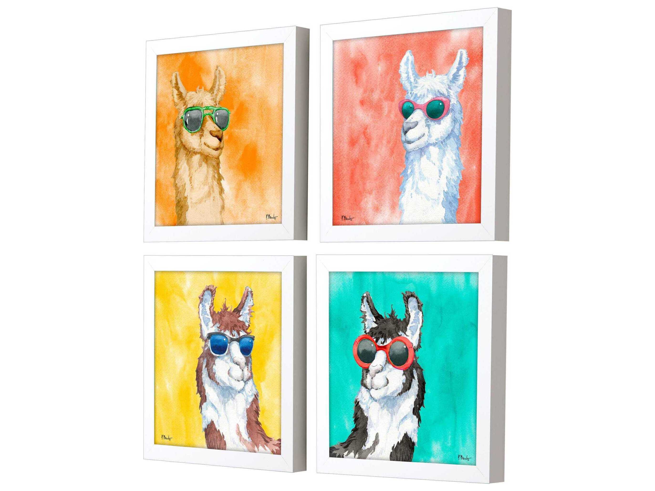 Paragon Animals Sunny Farm Wall Art Set of 4