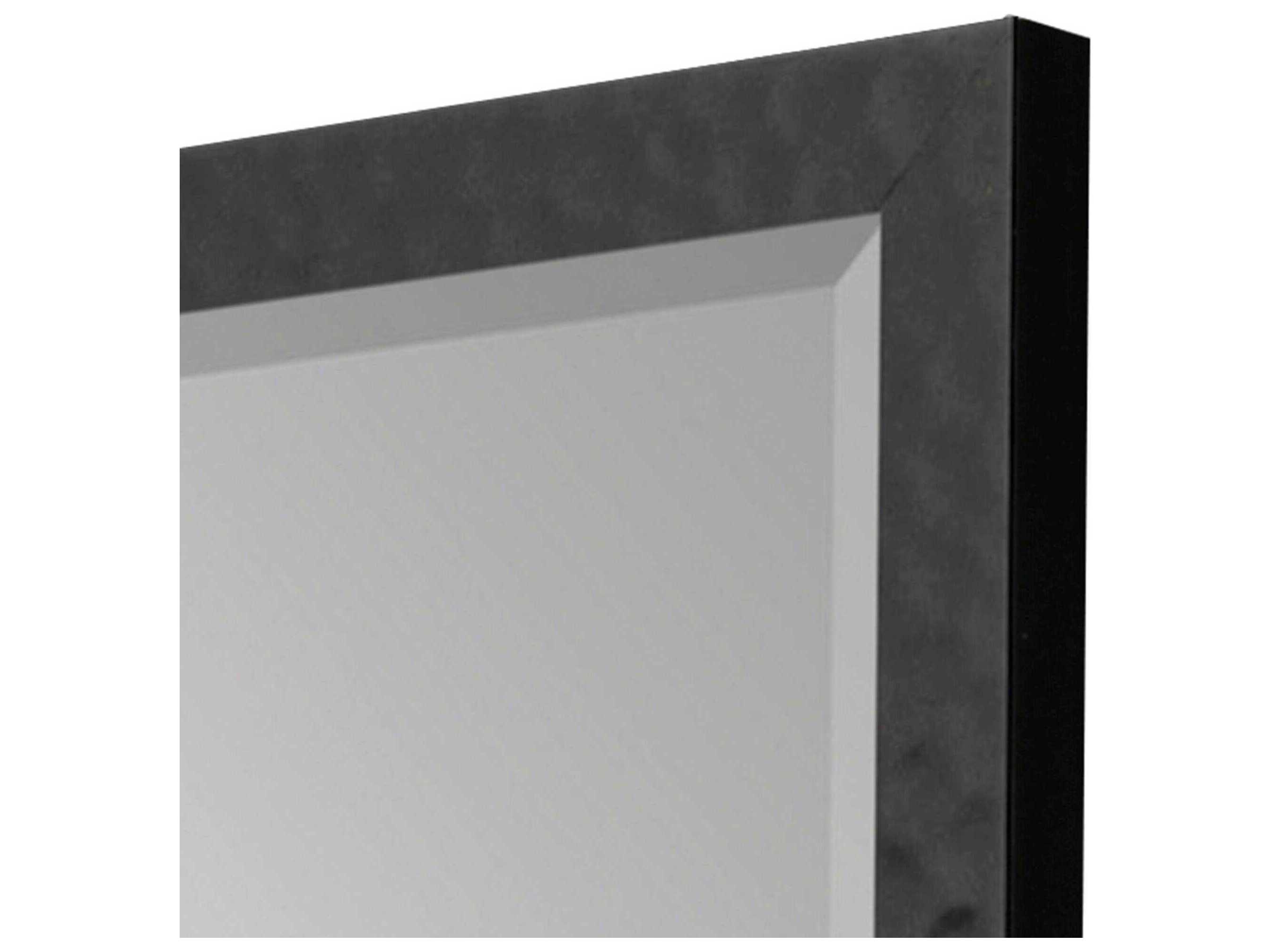 Paragon Black Rectangular Wall Mirror
