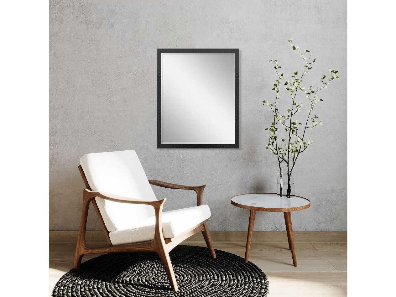 Paragon Black Rectangular Wall Mirror