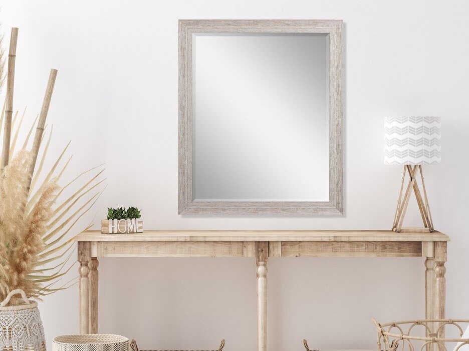 Paragon Beige Rectangular Wall Mirror