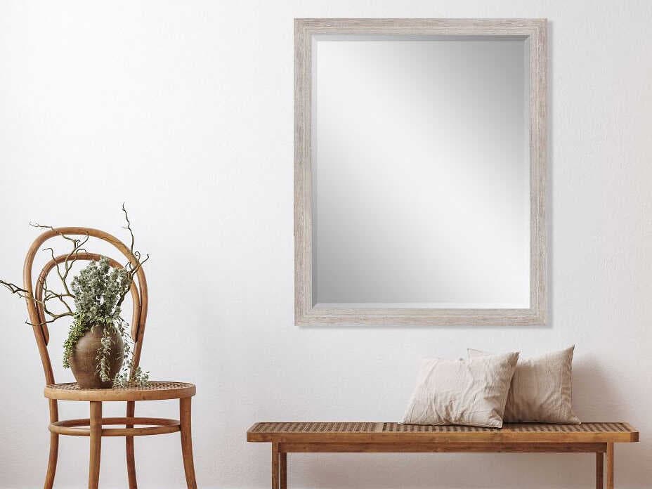 Paragon Beige Rectangular Wall Mirror