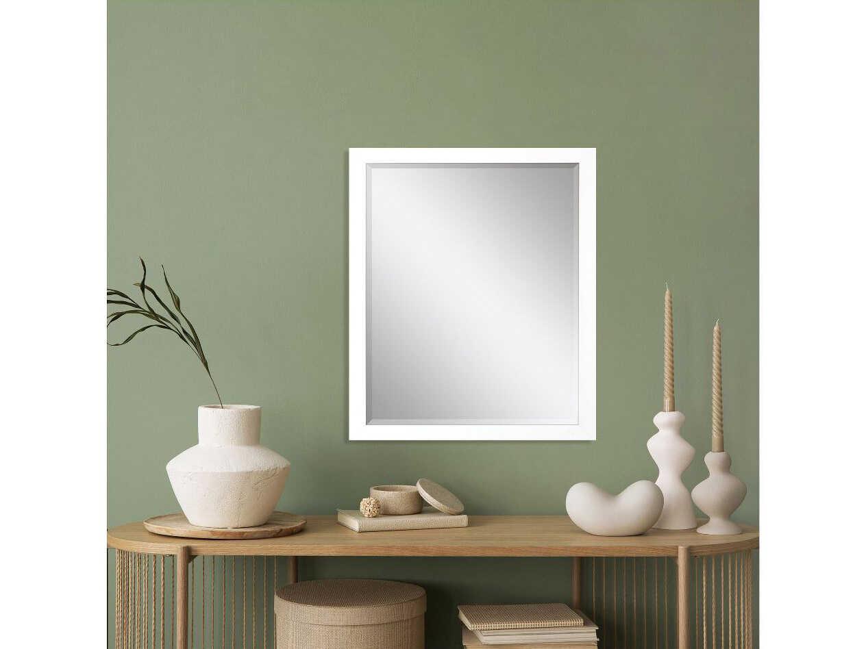 Paragon White Rectangular Wall Mirror
