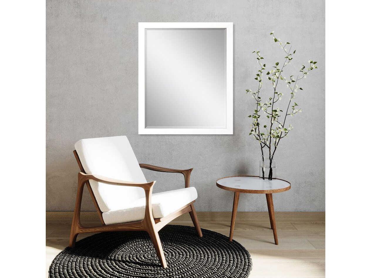 Paragon White Rectangular Wall Mirror