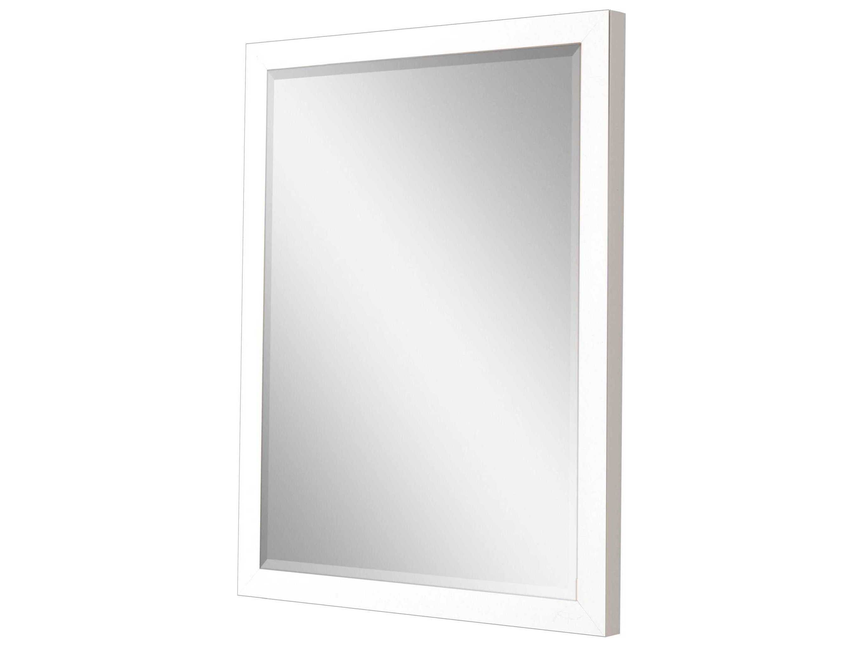 Paragon White Rectangular Wall Mirror
