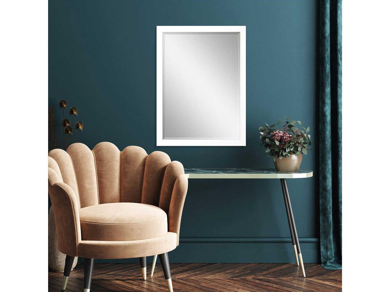Paragon White Rectangular Wall Mirror
