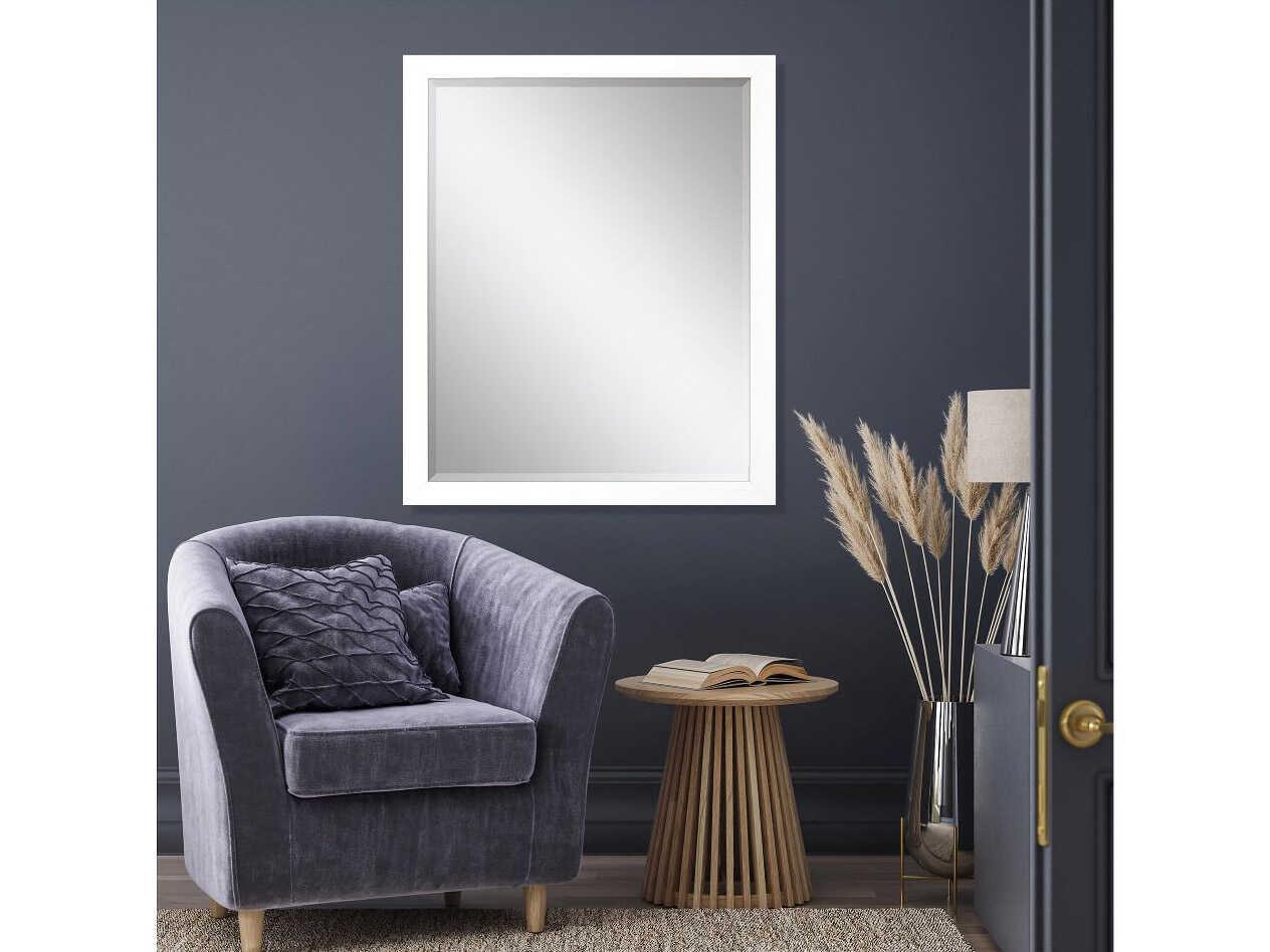 Paragon White Rectangular Wall Mirror