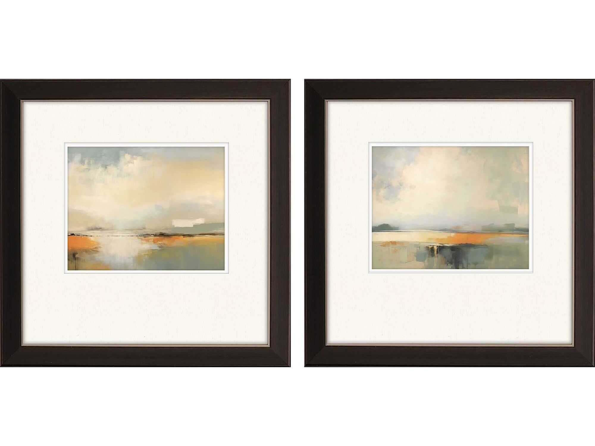 Paragon Waterside Silent Landscape-II Wall Art Set of 2