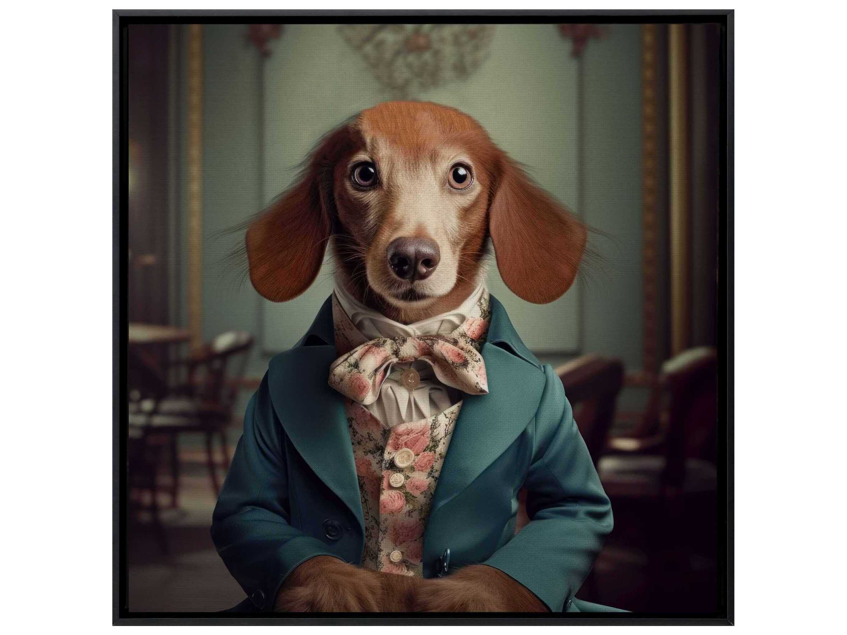 Paragon Animals Charming Dog Canvas Wall Art