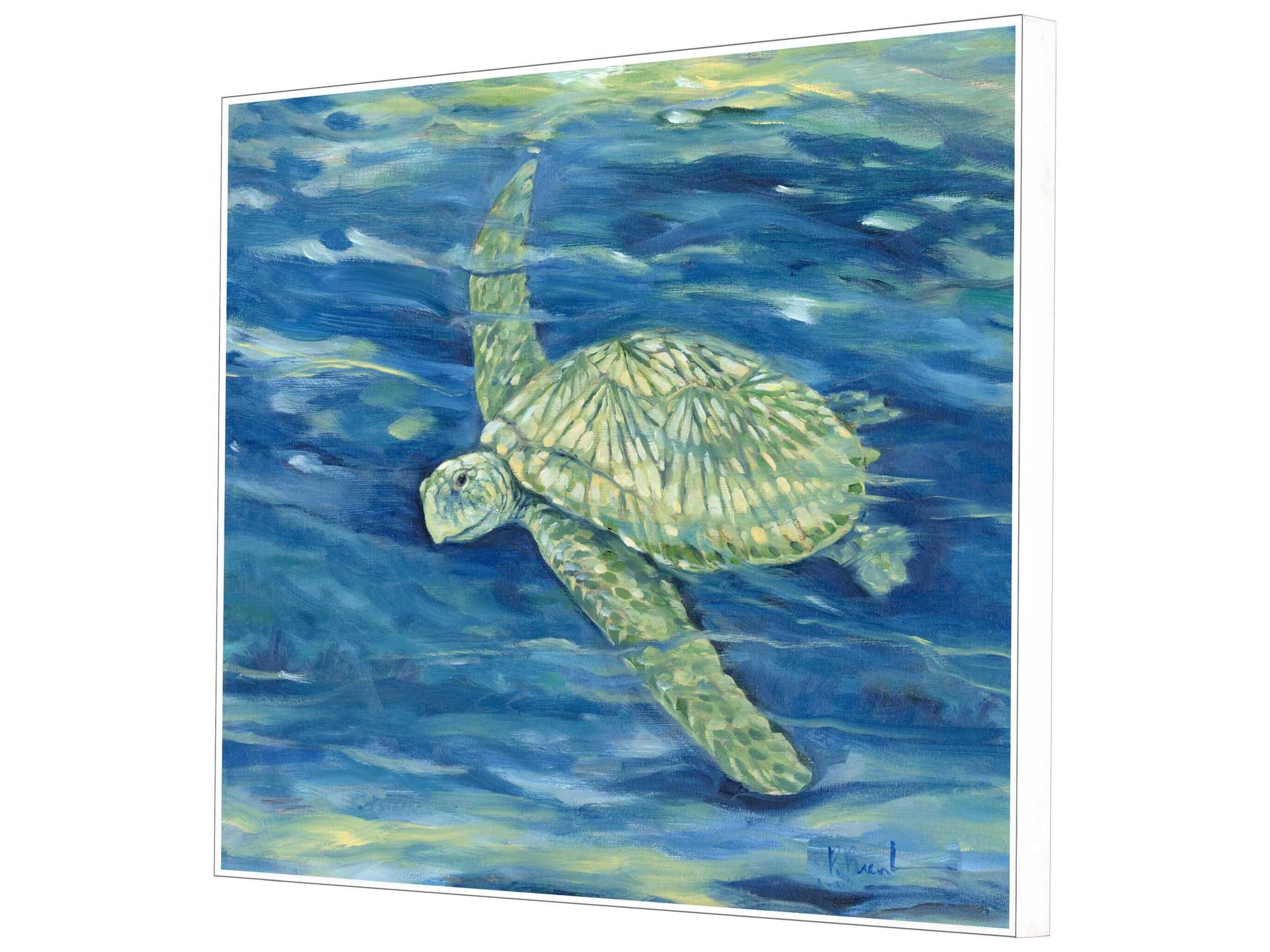 Paragon Animals Lagoon Turtle-II Canvas Wall Art