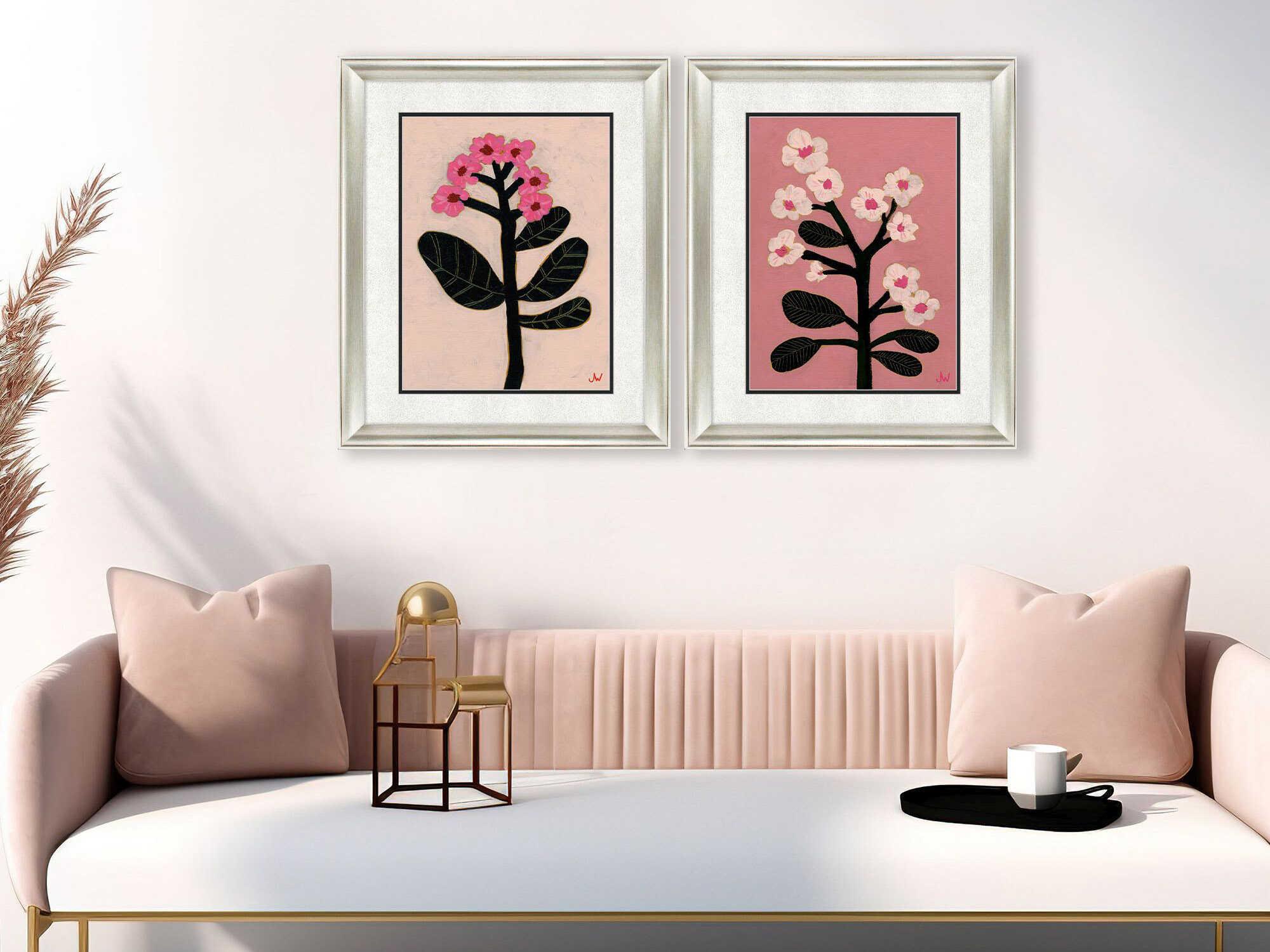 Paragon Pastel Garden-II Wall Art Set of 2