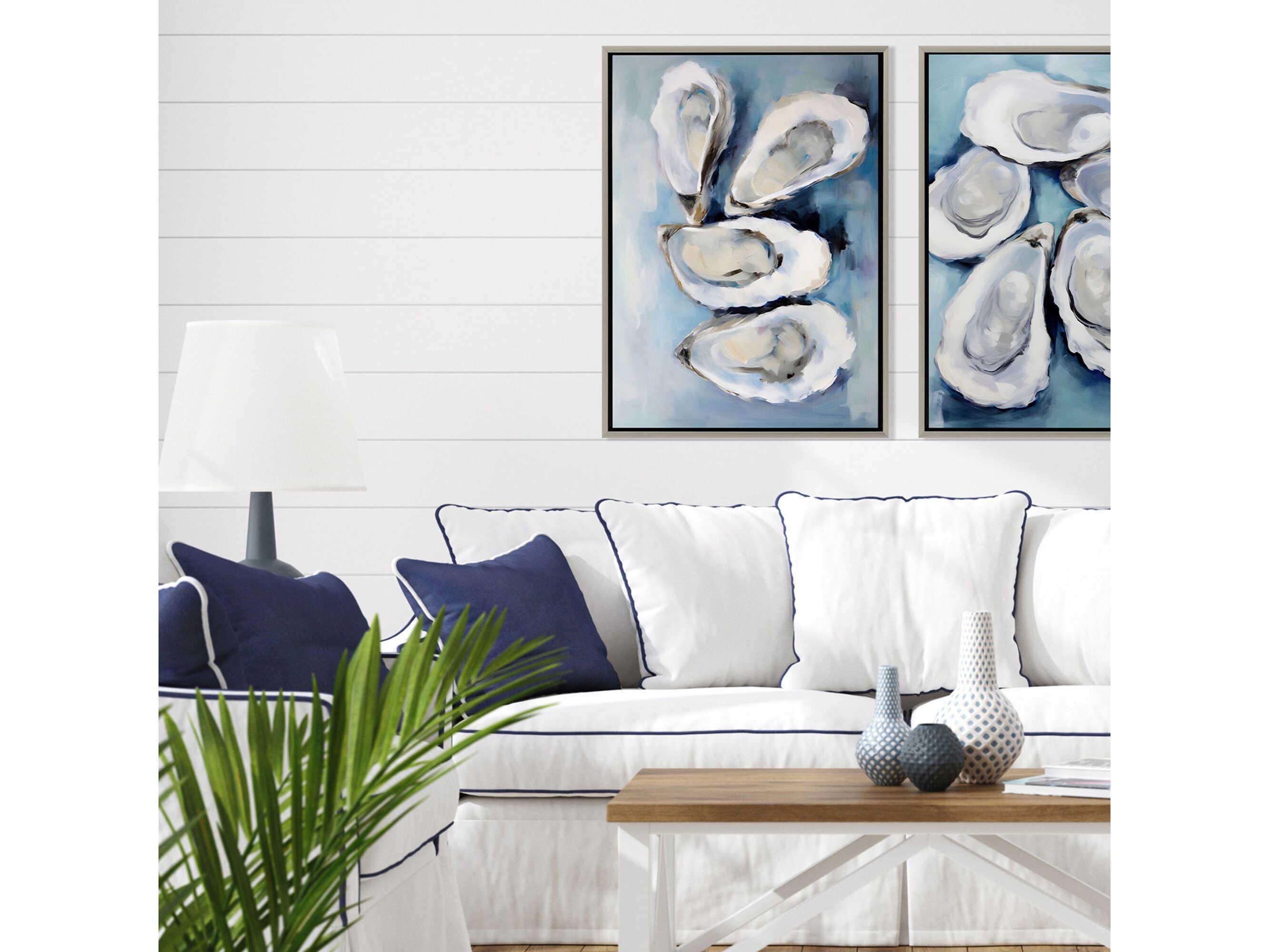 Paragon Four Oysters Canvas Wall Art