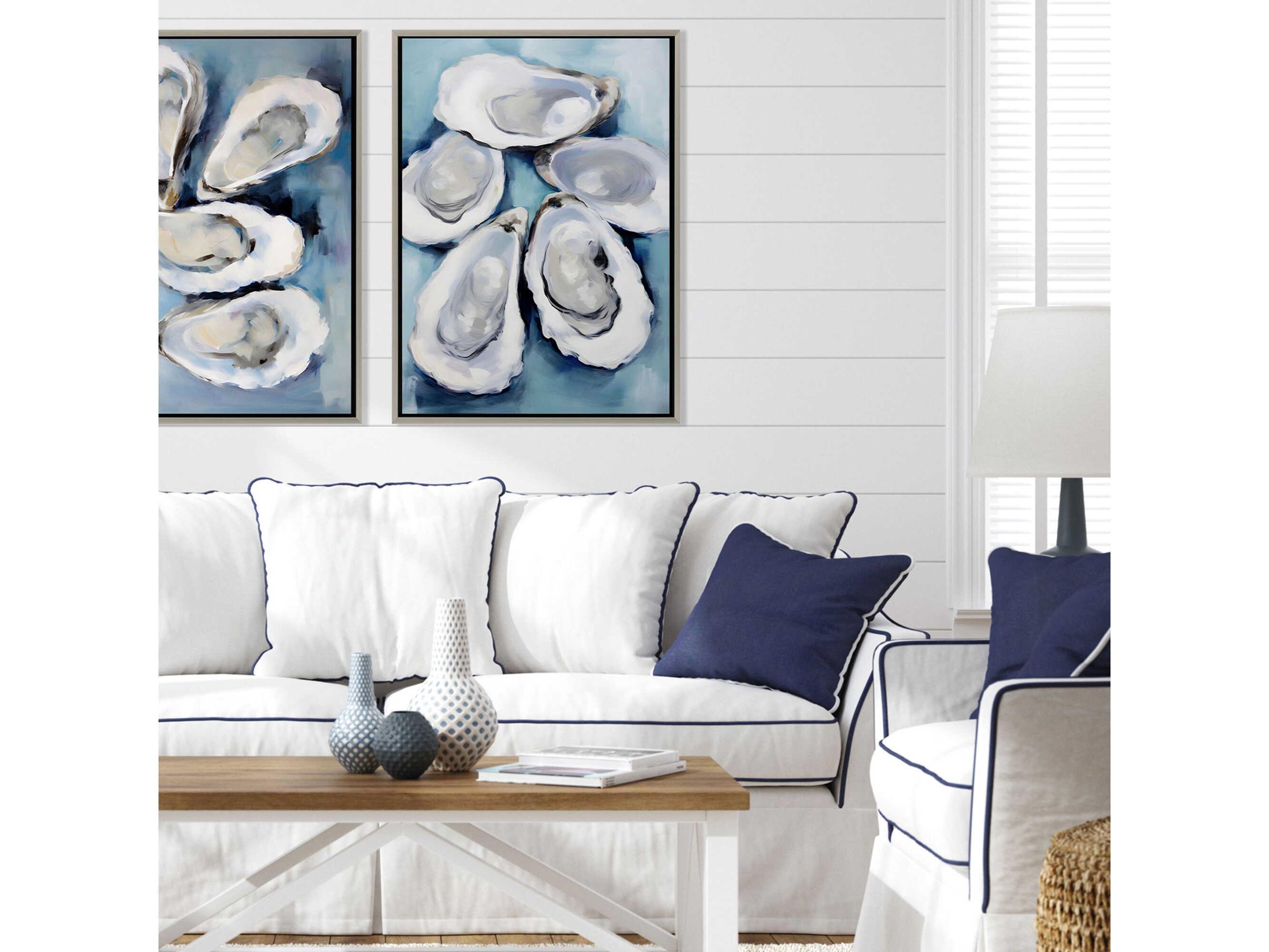 Paragon Five Oysters Canvas Wall Art