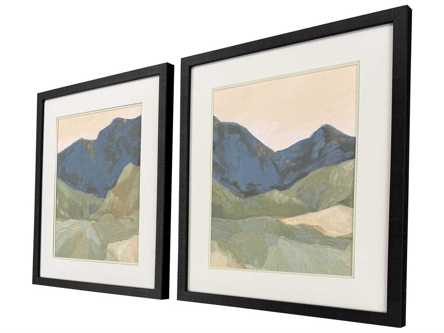 Paragon Southwestern Saddle Mountain Wall Art Set of 2