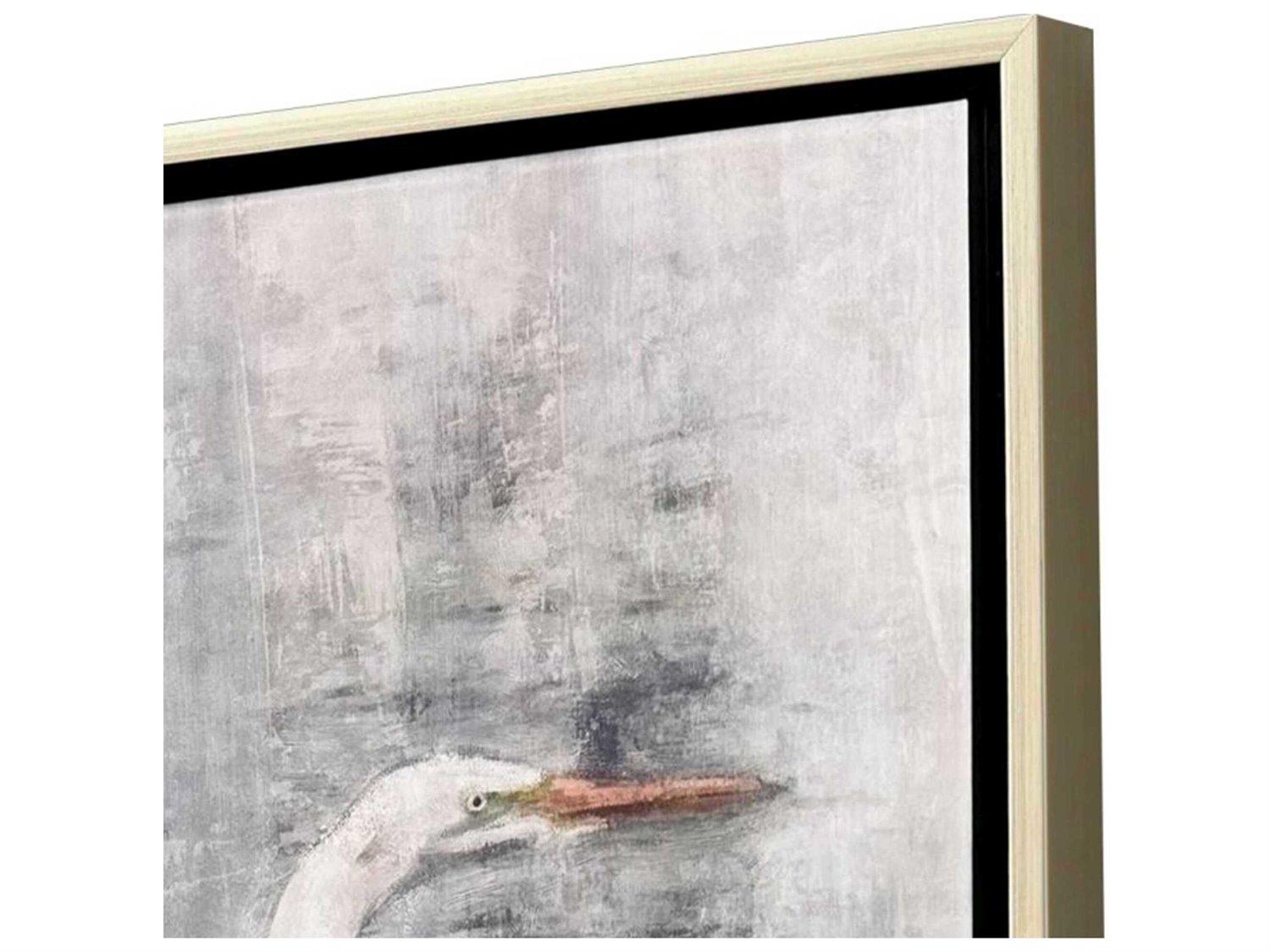 Paragon Animals Glacier Heron-I Canvas Wall Art