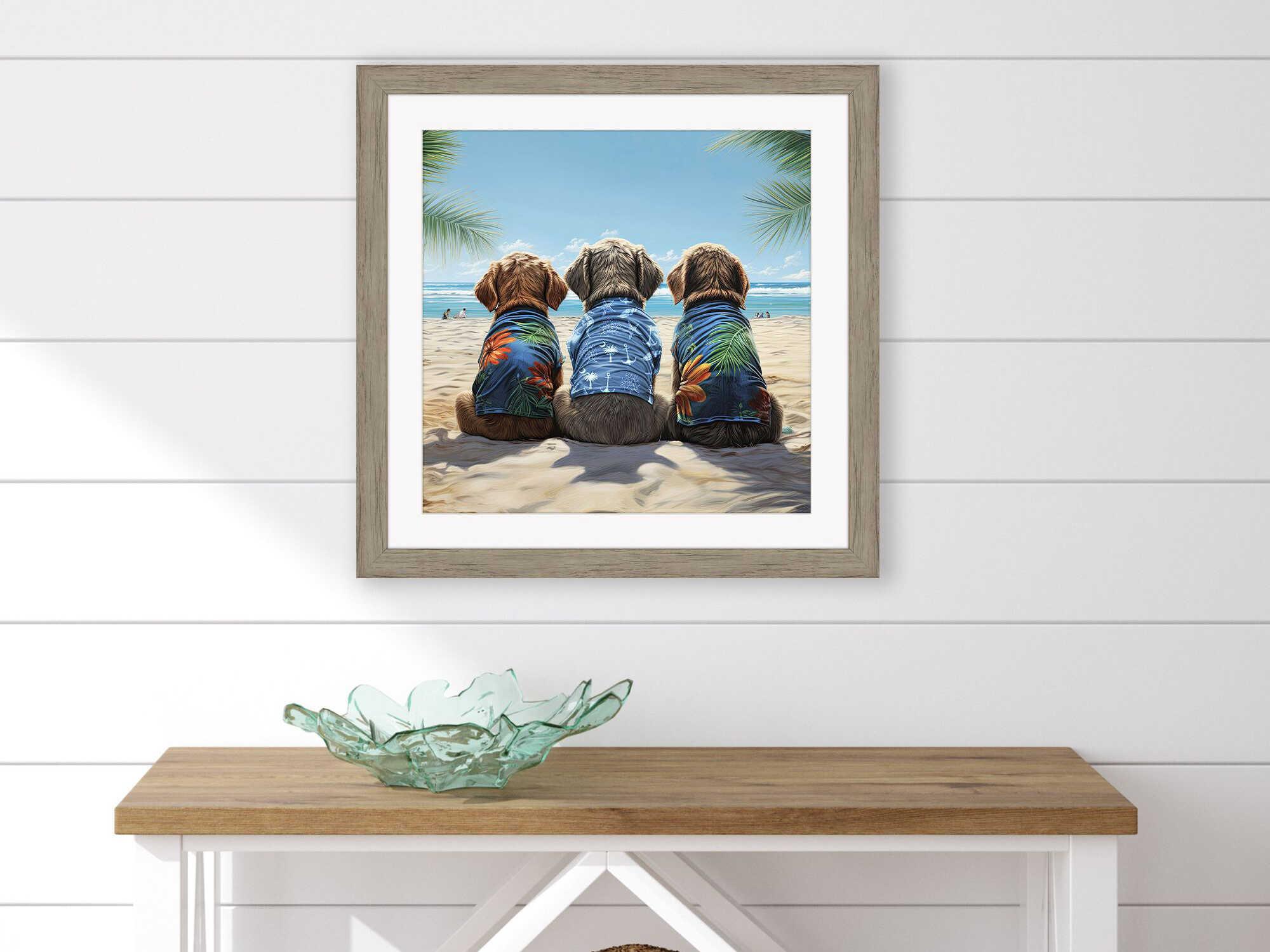 Paragon Animals Nuthin Butt the Beach Wall Art