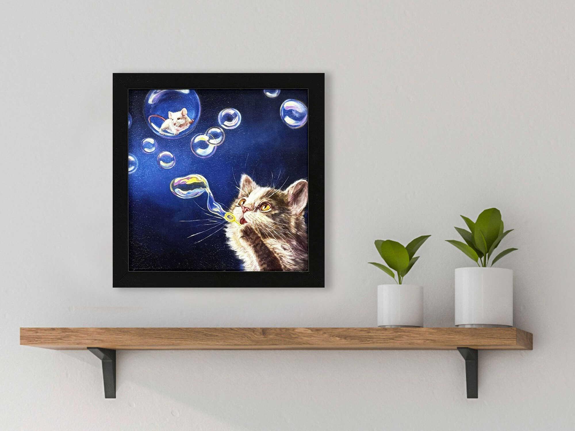 Paragon Animals Blowing Bubbles Wall Art