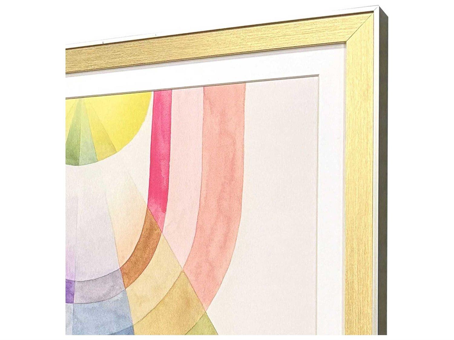 Paragon Abstract Beamed Wall Art Set of 2
