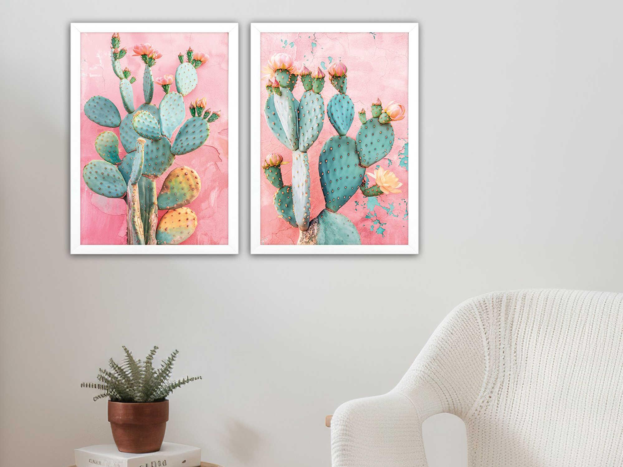 Paragon Florals Blush Botanicals-I Wall Art Set of 2