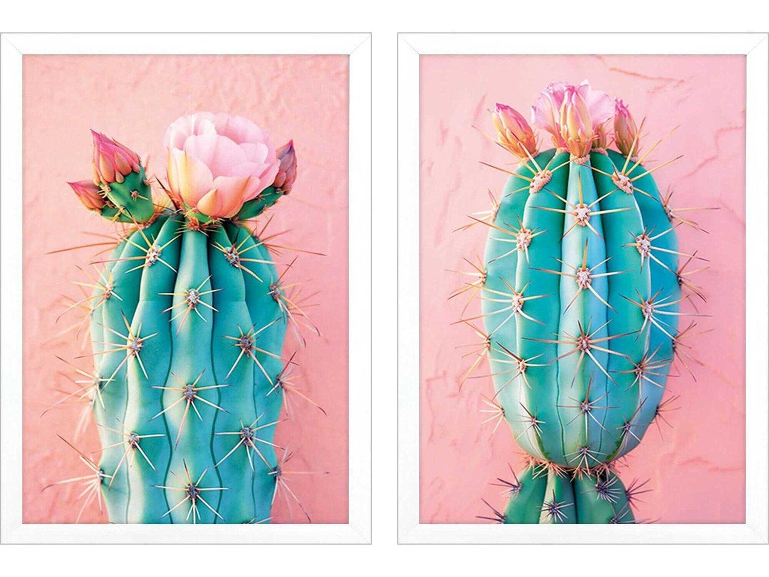 Paragon Florals Blush Botanicals-II Wall Art Set of 2