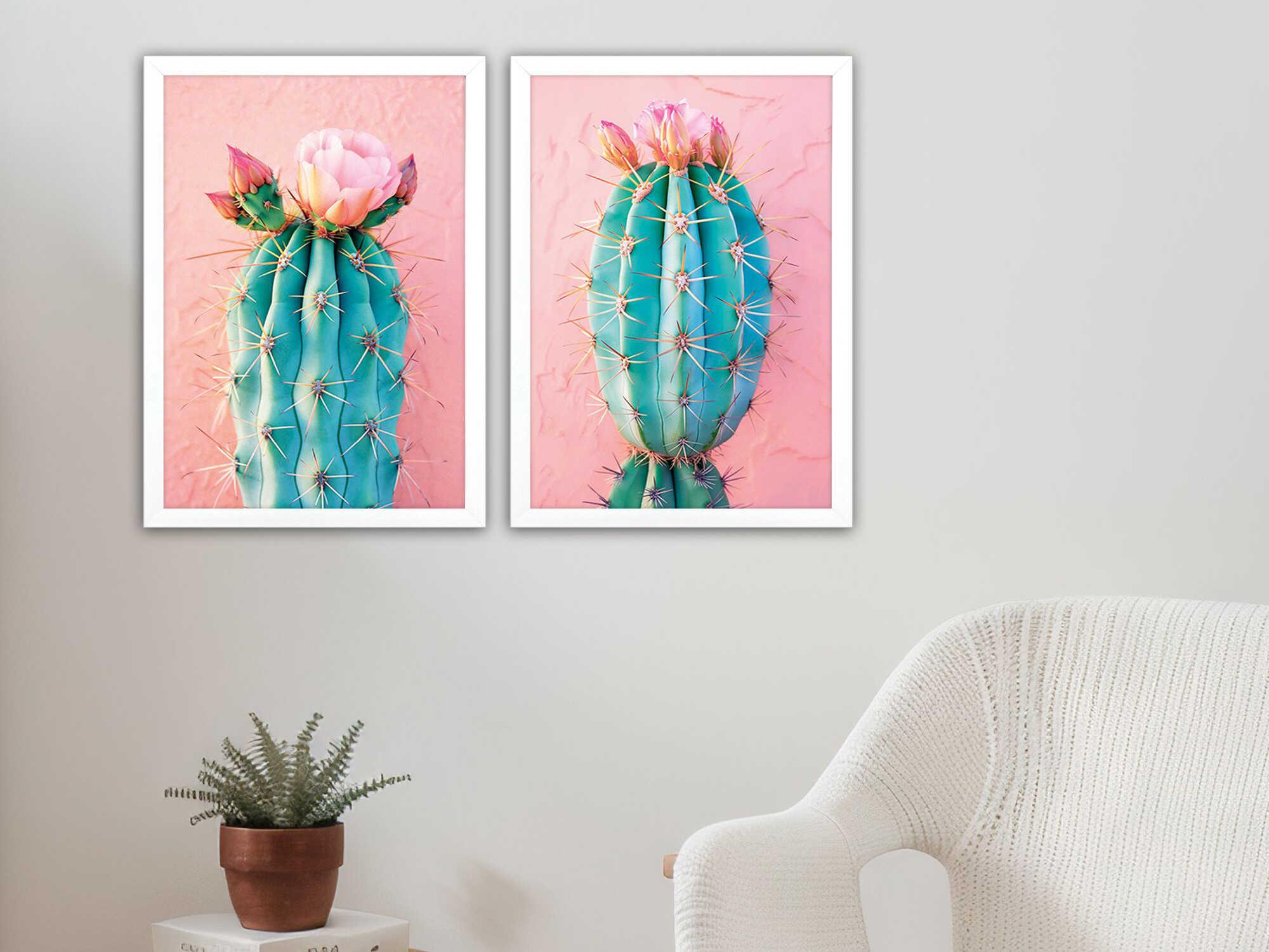 Paragon Florals Blush Botanicals-II Wall Art Set of 2