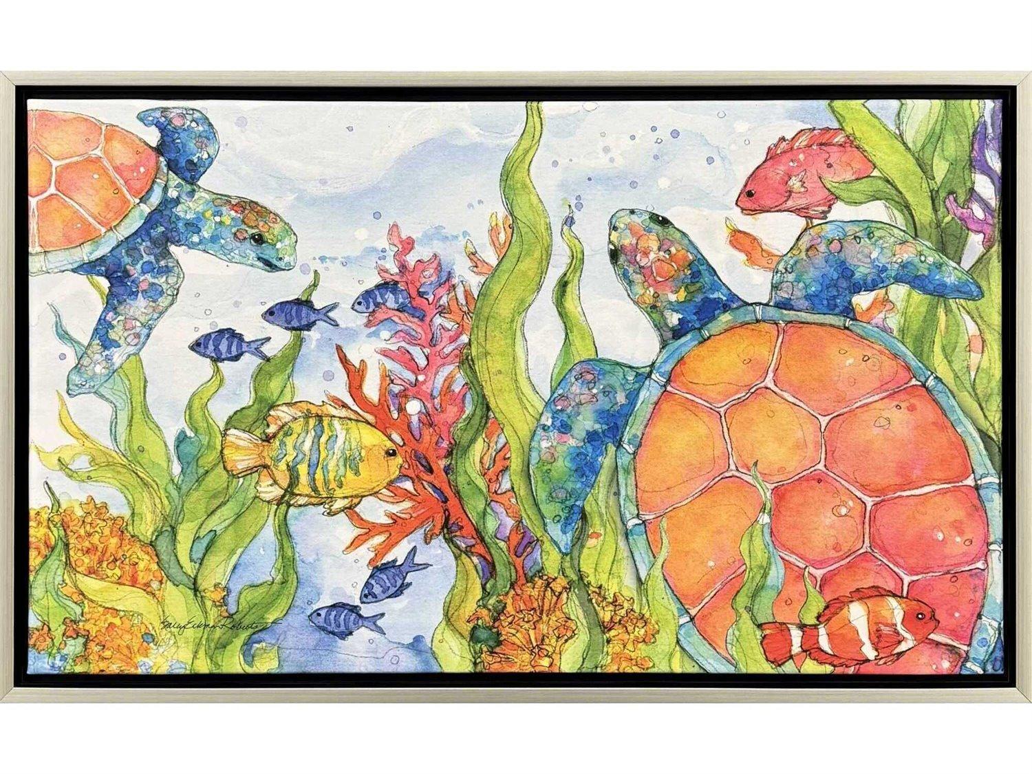 Paragon Animals Under the Sea Canvas Wall Art