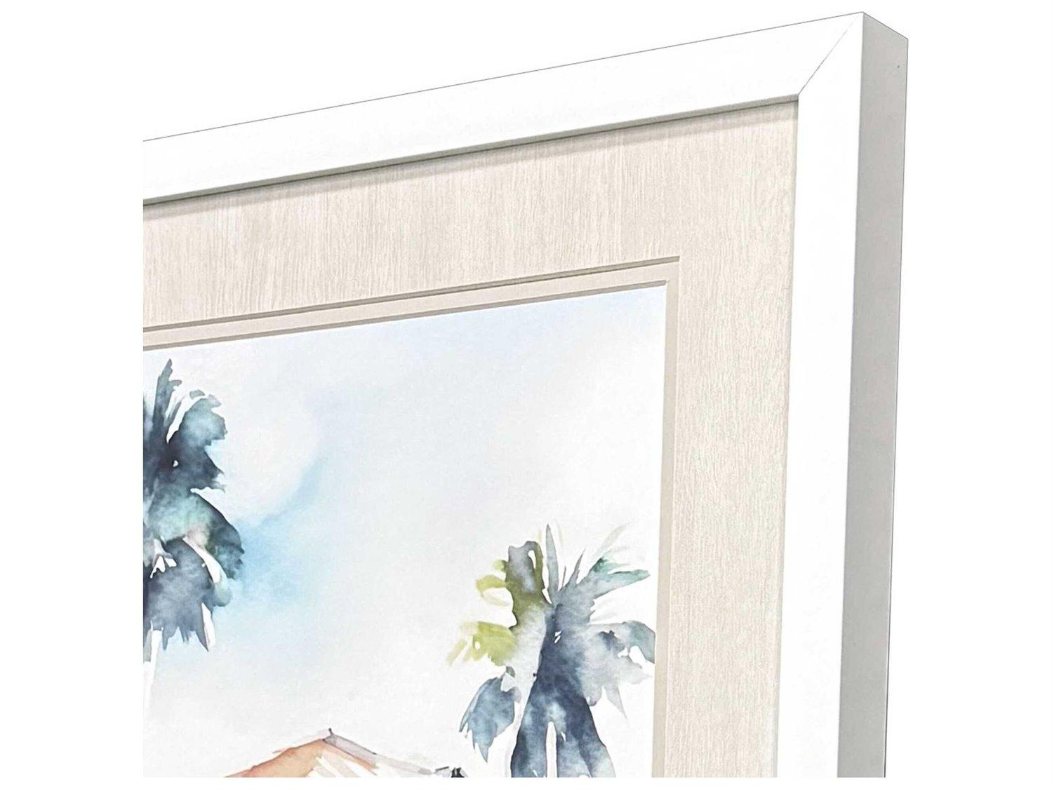 Paragon Waterside Boho Beachy Blue Wall Art