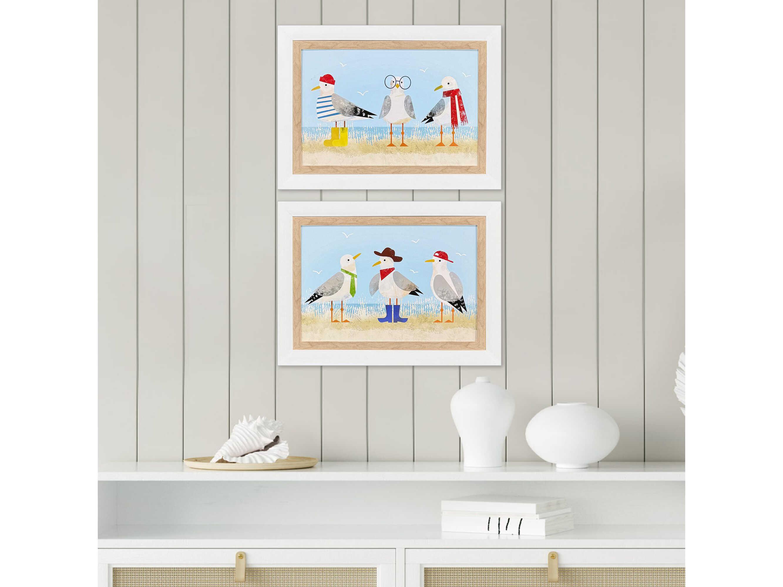 Paragon Animals Sassy Seagull Wall Art Set of 2
