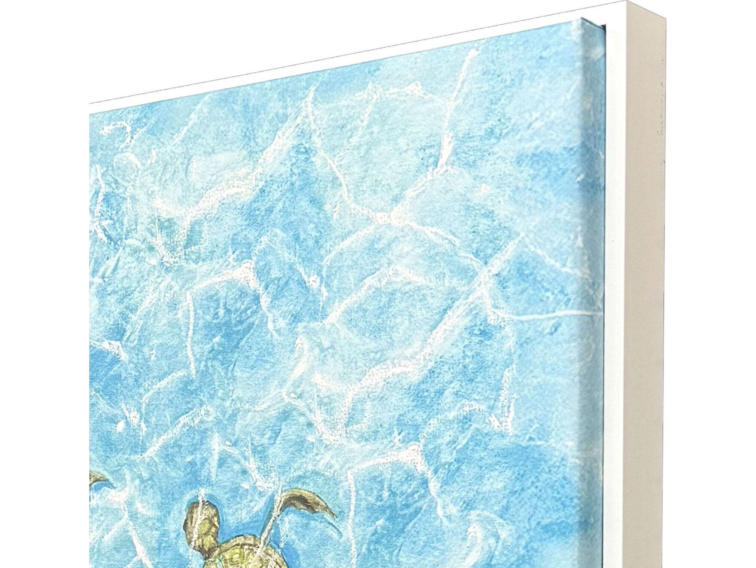 Paragon Swimming Turtles I Canvas Wall Art