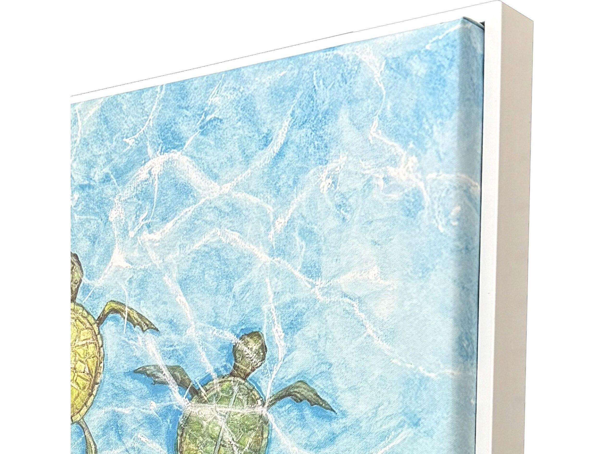 Paragon Swimming Turtles II Canvas Wall Art