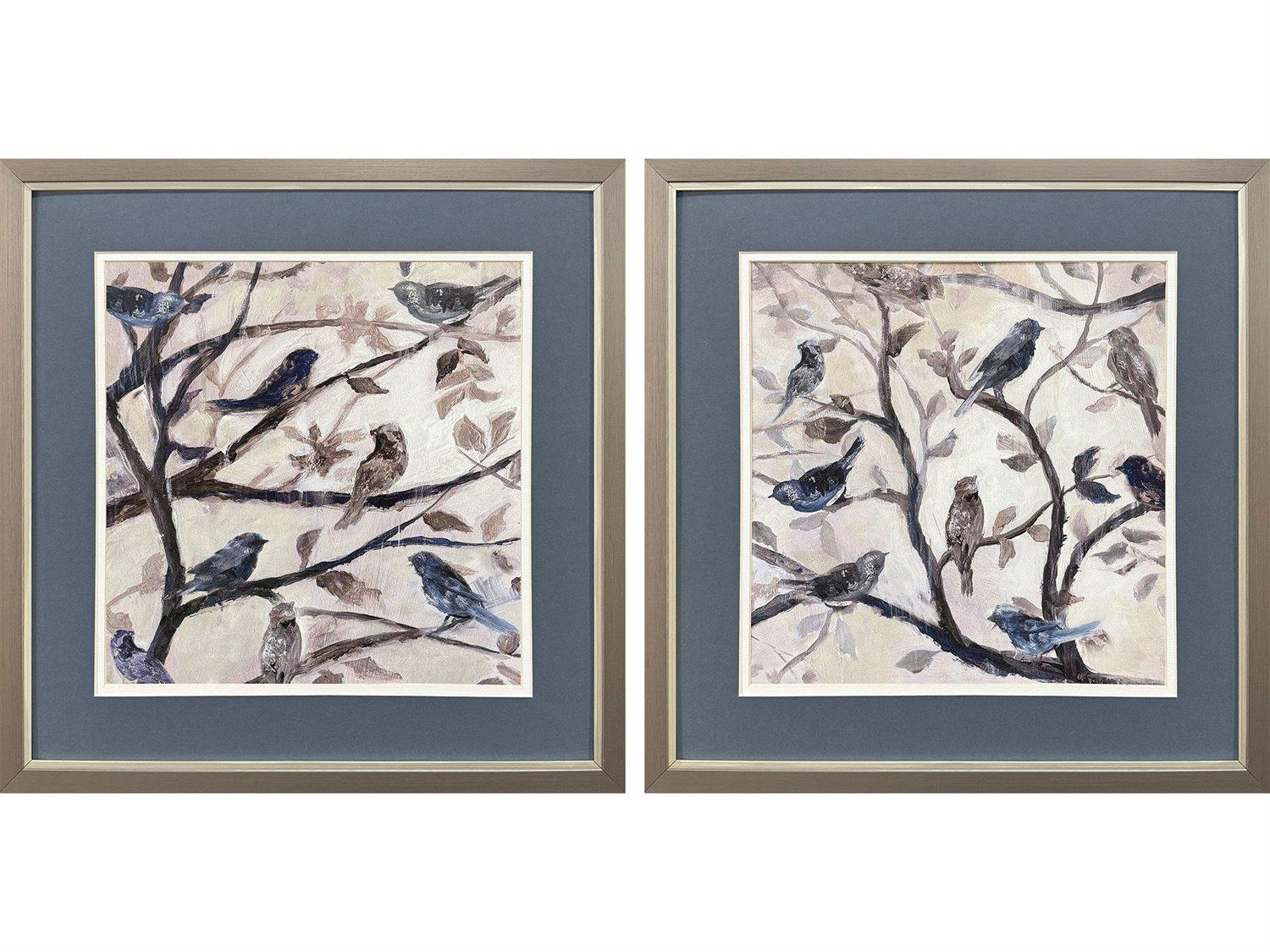 Paragon Florals Morning Song Wall Art Set of 2