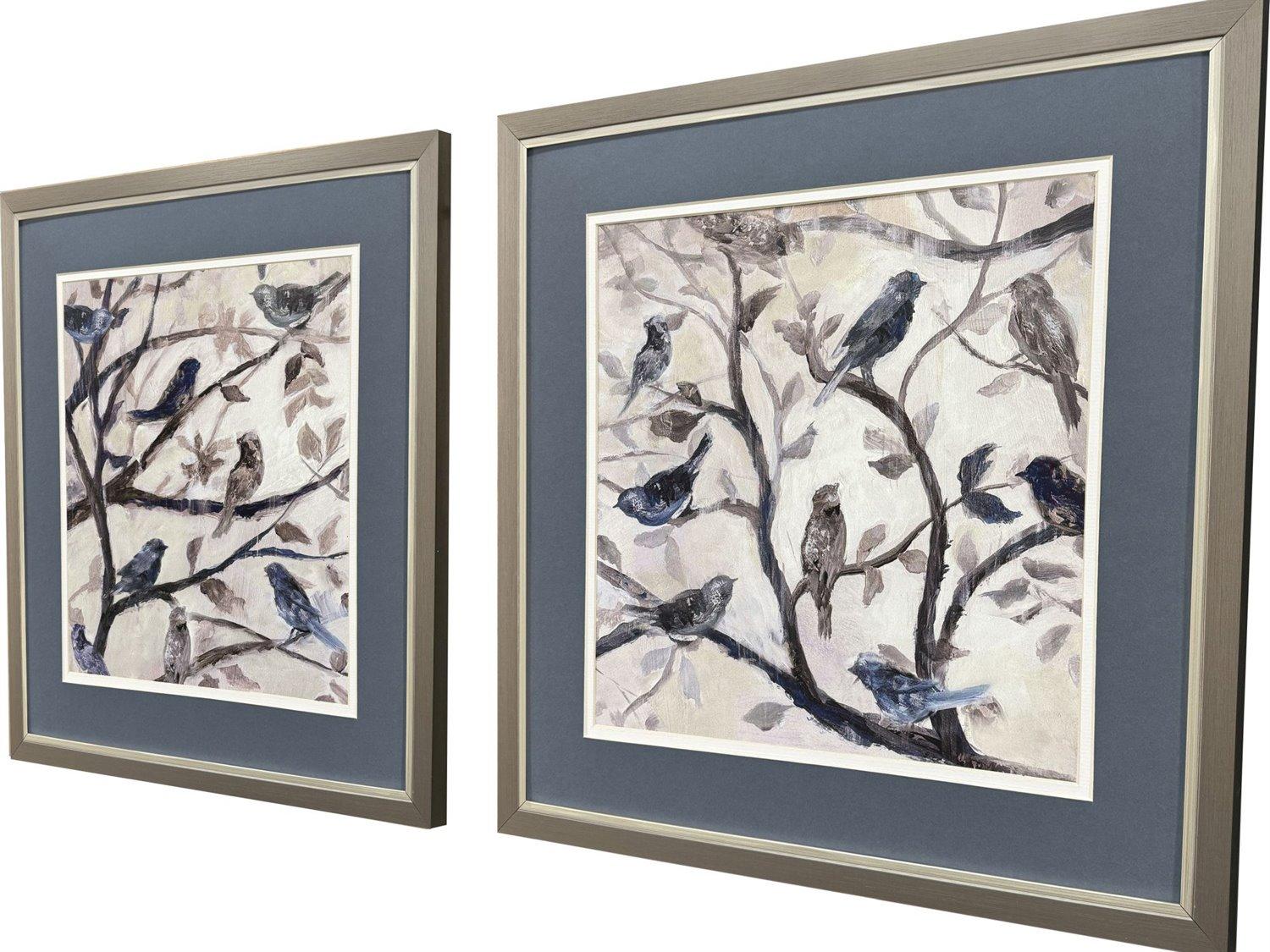 Paragon Florals Morning Song Wall Art Set of 2