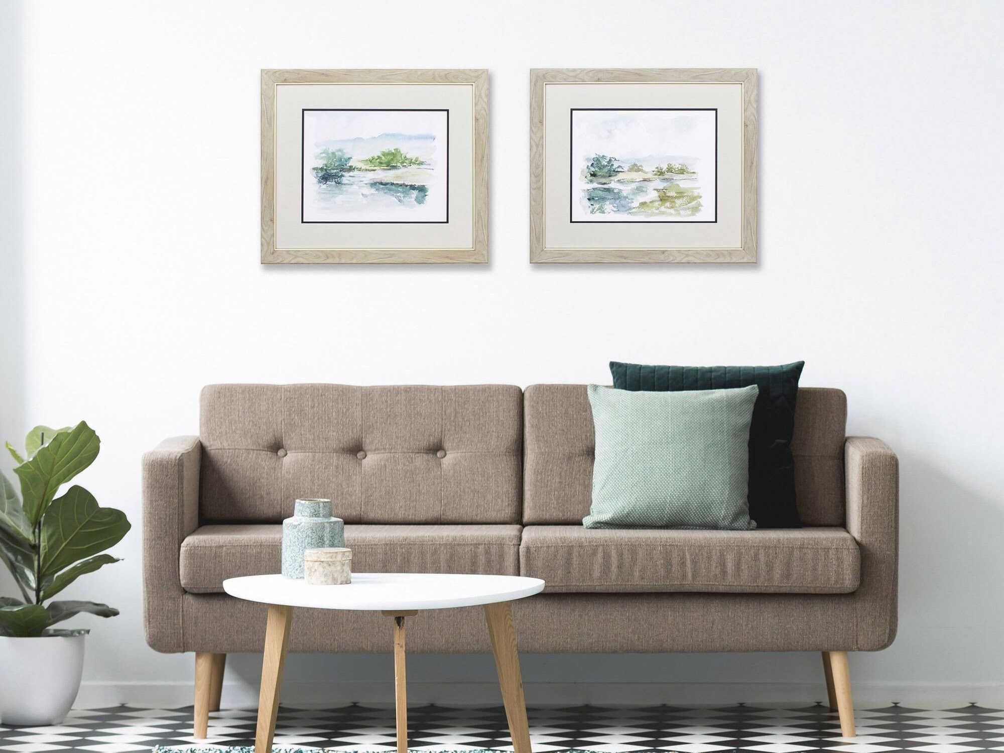 Paragon Landscapes Spring Watercolor Wall Art Set of 2