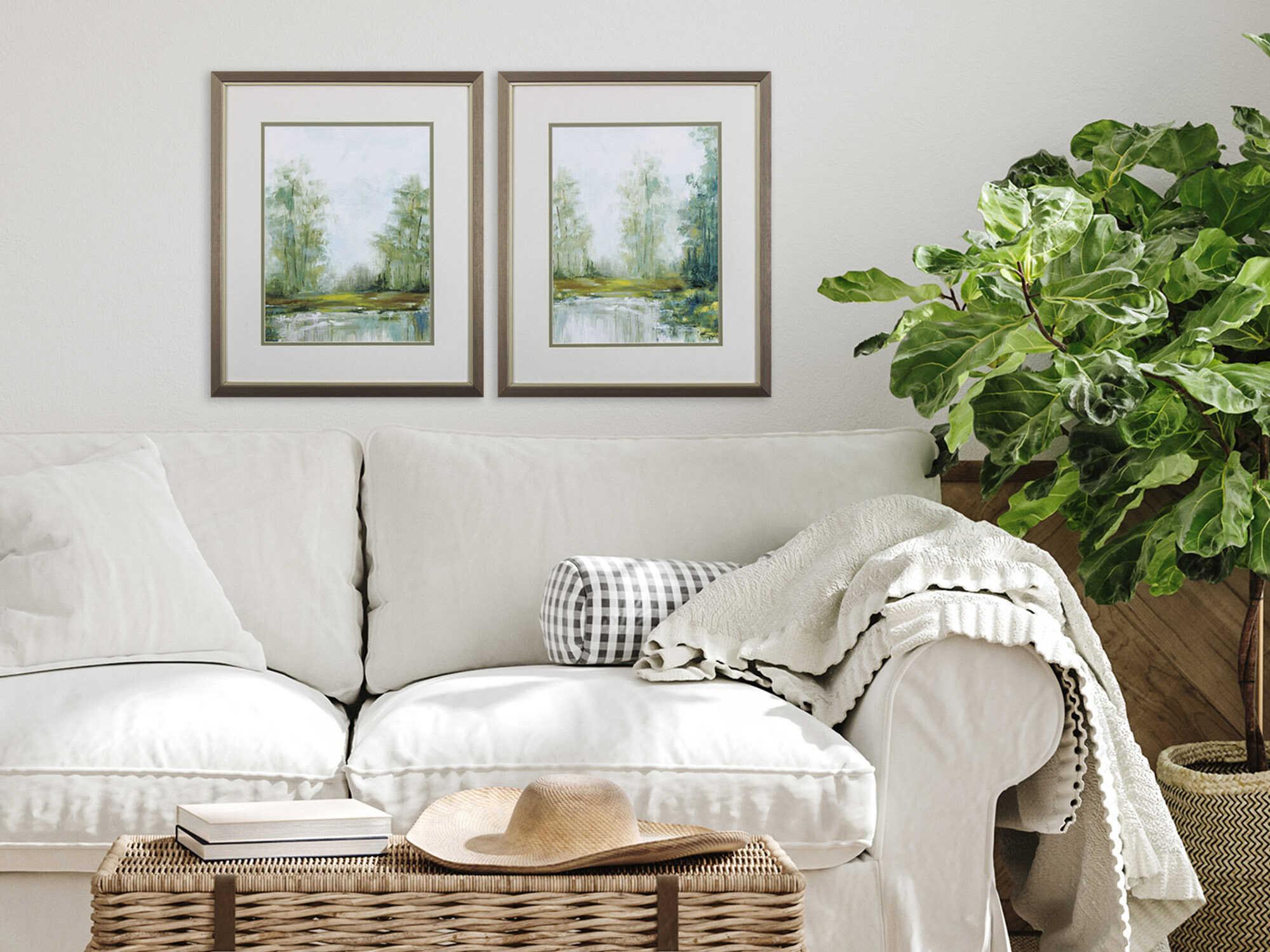 Paragon Landscapes Jade Forest Wall Art Set of 2