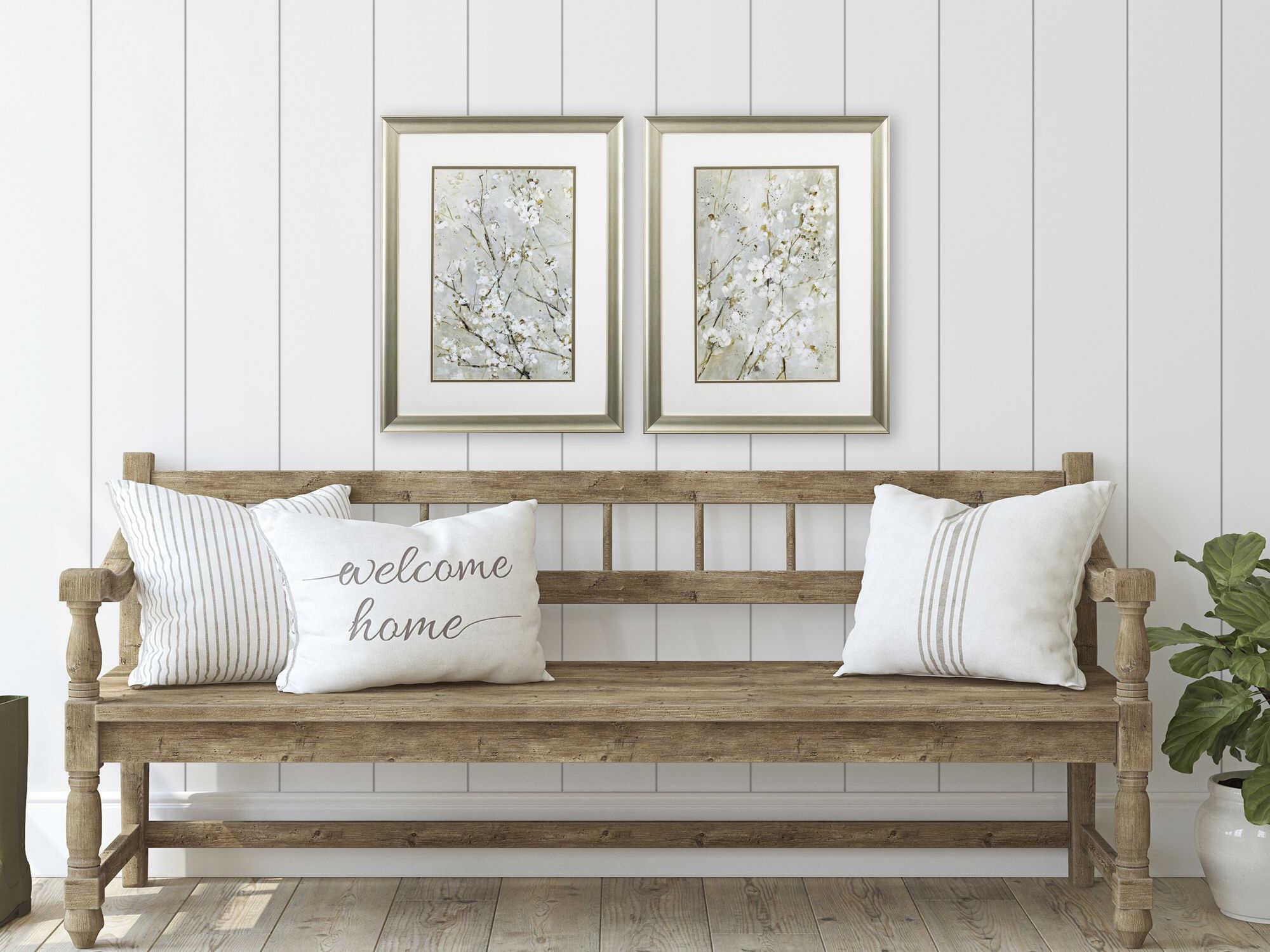 Paragon Florals Blossoms Wall Art Set of 2