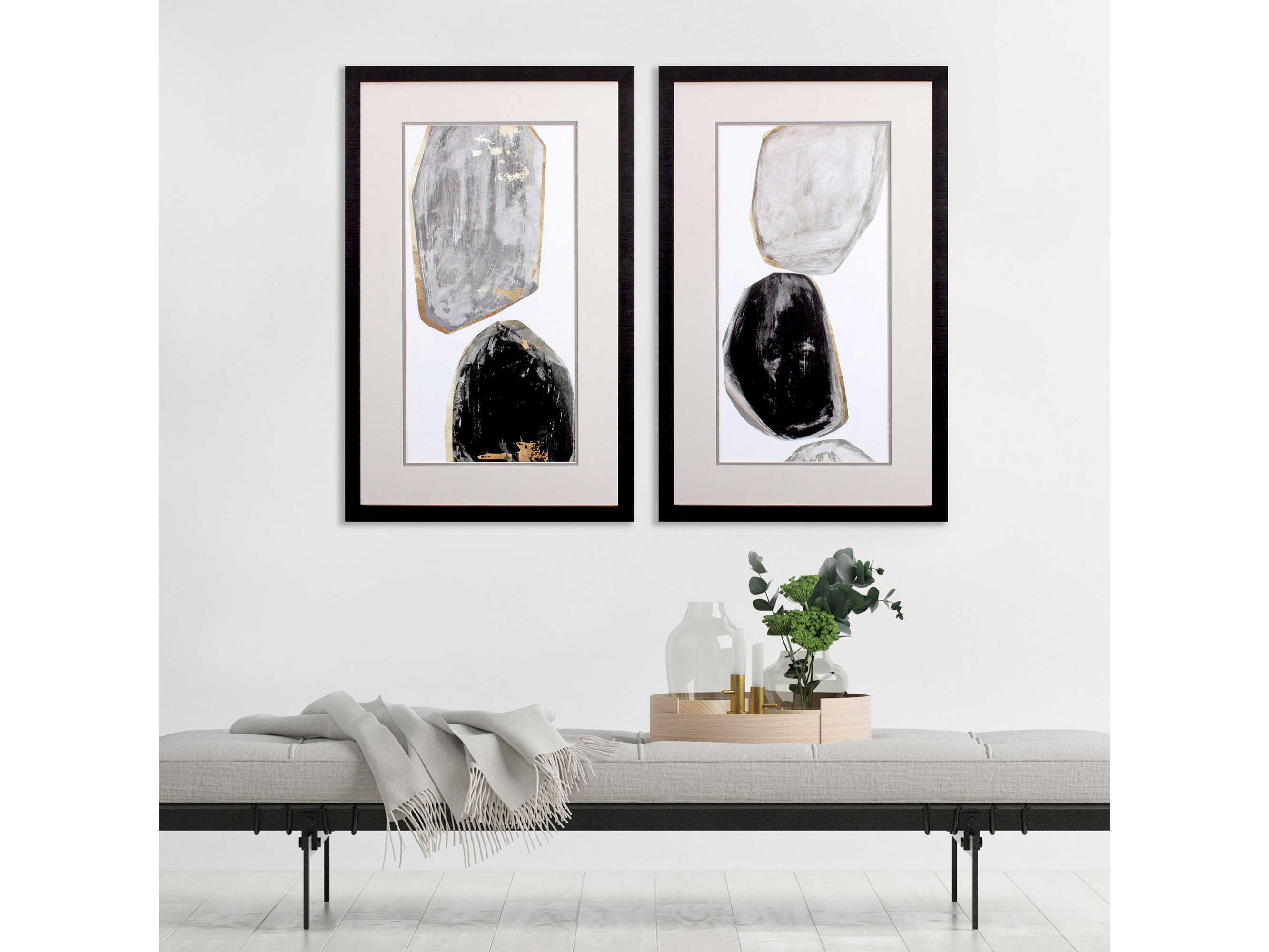 Paragon Abstract Stones Wall Art Set of 2